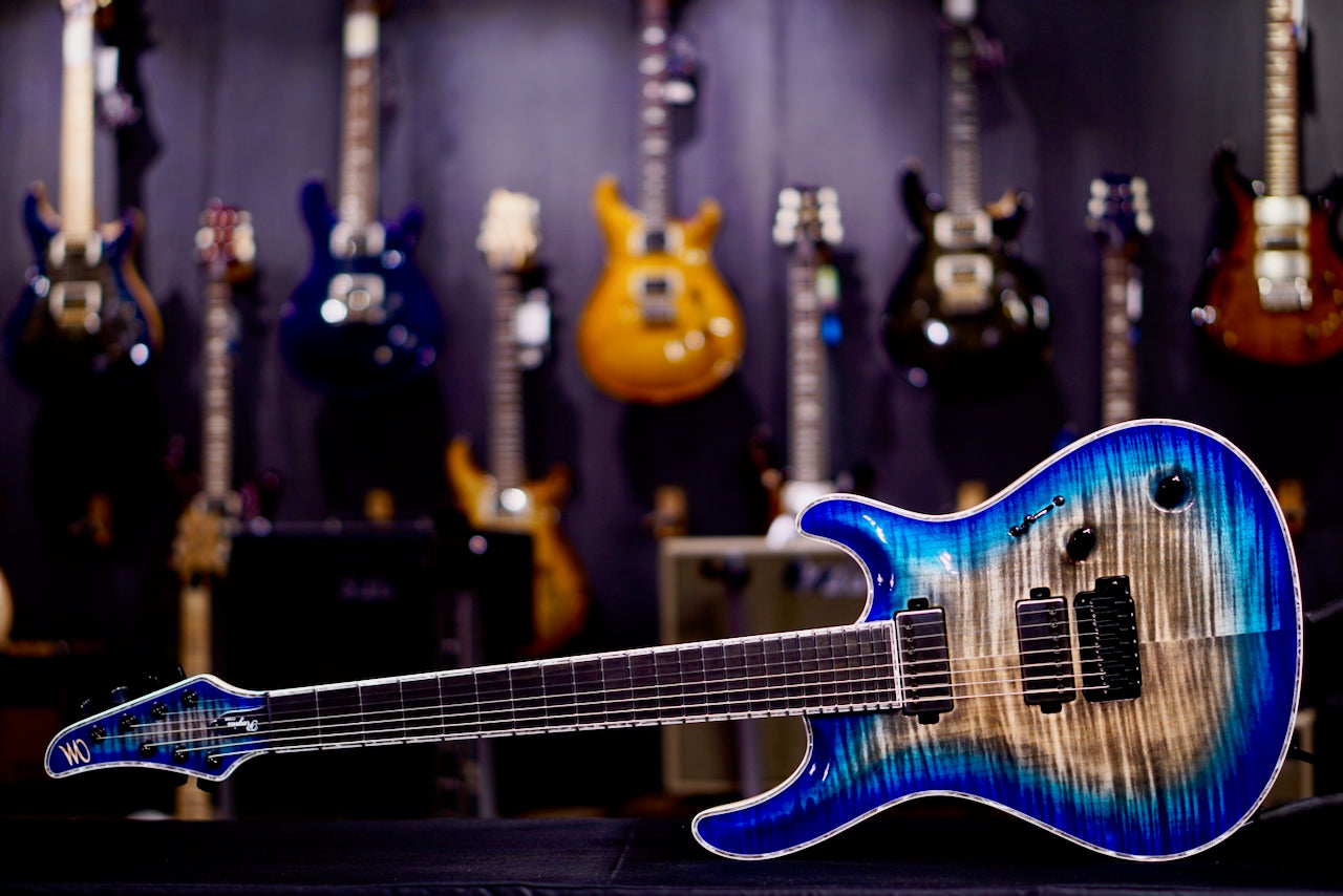 Mayones Regius Core V24 t Trans Jeans Black 3 Tone Blue Burst Gloss RP2505379