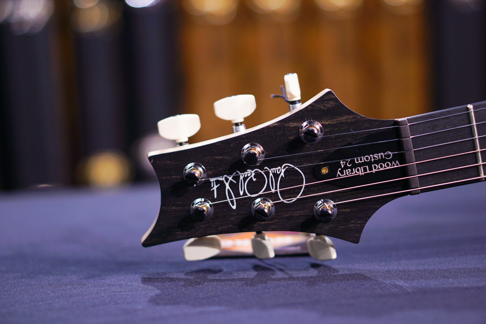 PRS Wood Library Custom 24 Fire Red / Gray Black Fade 0395508