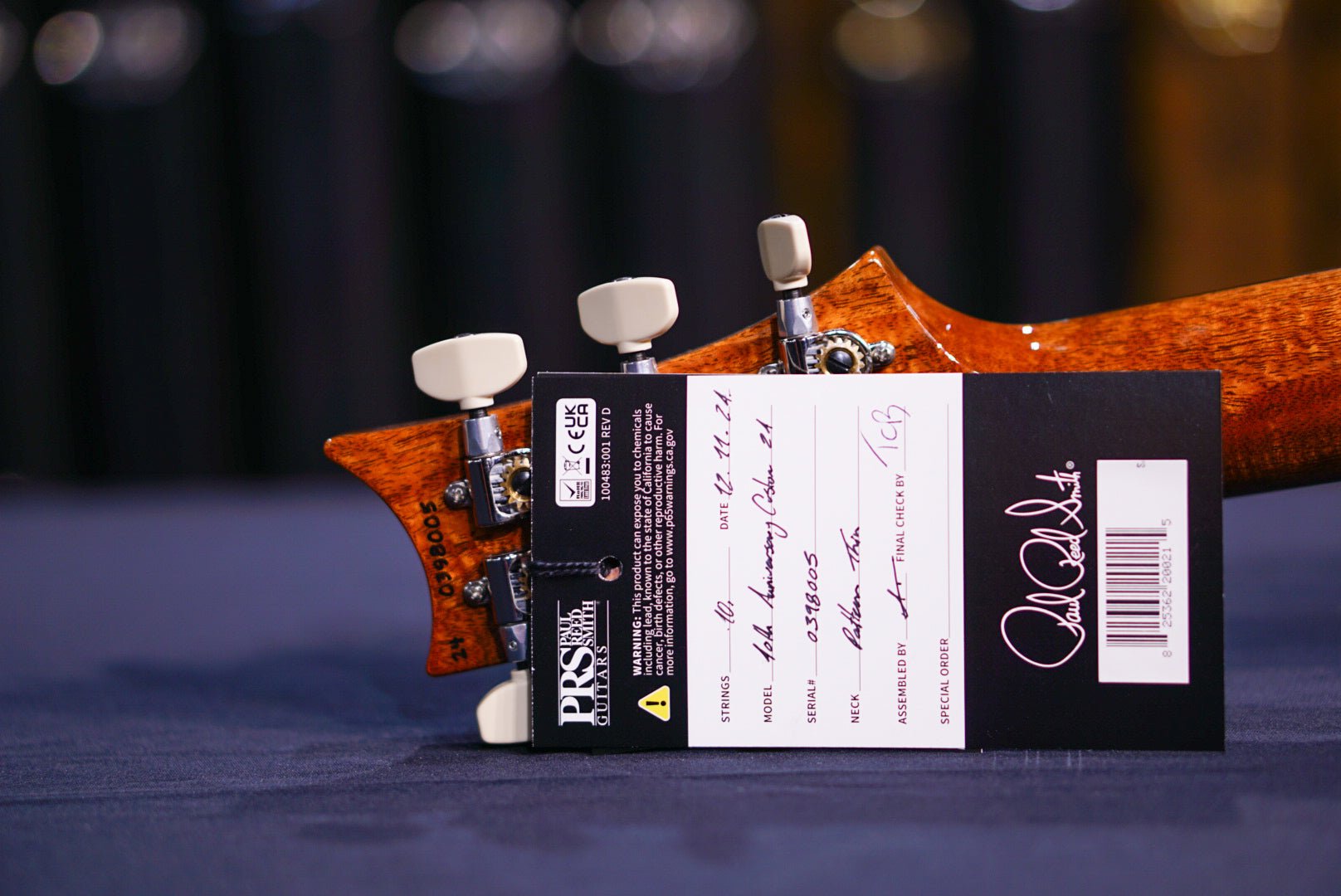 PRS 40th Anniversary Custom 24 Limited Edition Tiger Eye 0398005