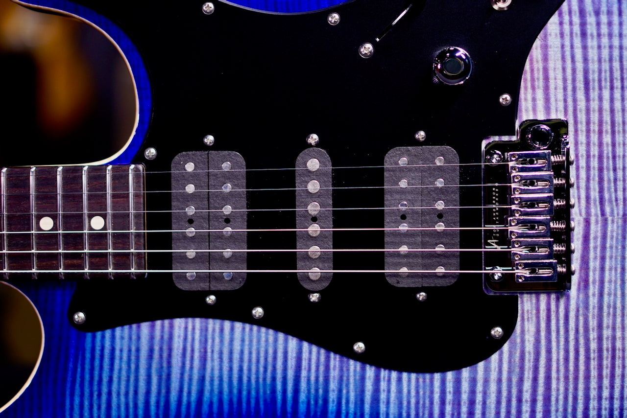 Tom Anderson Drop Top Classic Hollow Abalone to Deep Ocean Blue * 03-05-26P *