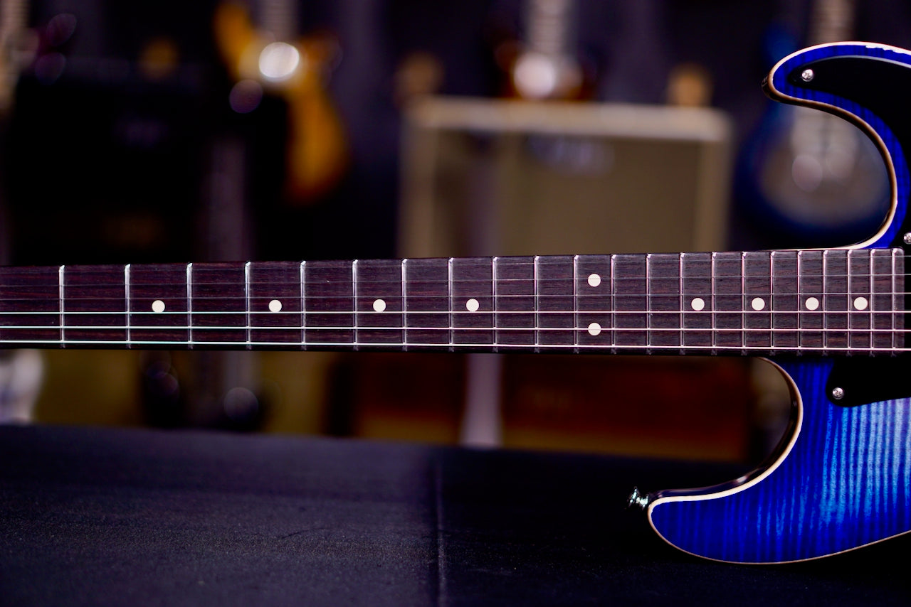 Tom Anderson Drop Top Classic Hollow Abalone to Deep Ocean Blue * 03-05-26P *
