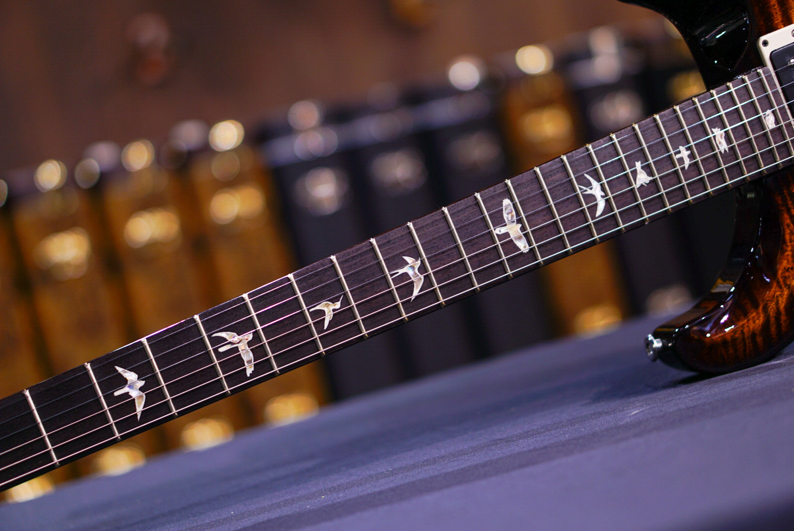 PRS Custom 24 Piezo Black Gold Wraparound Burst 0396204