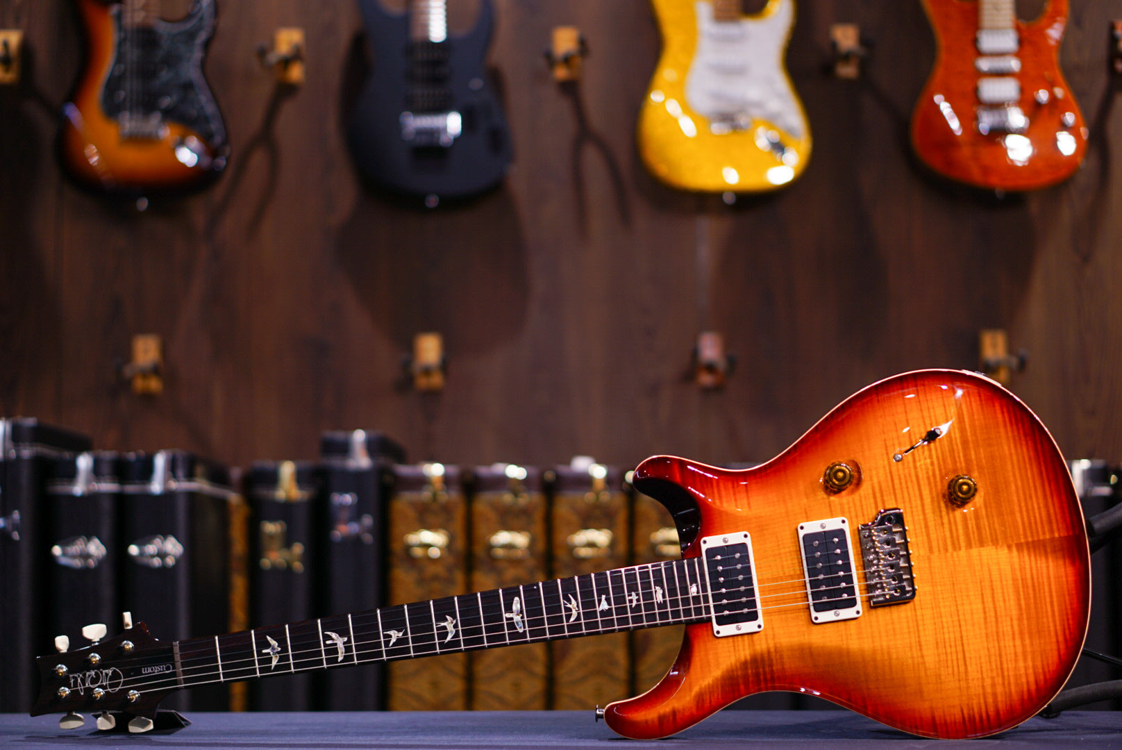 PRS Custom 24 Dark Cherry Sunburst 0392441