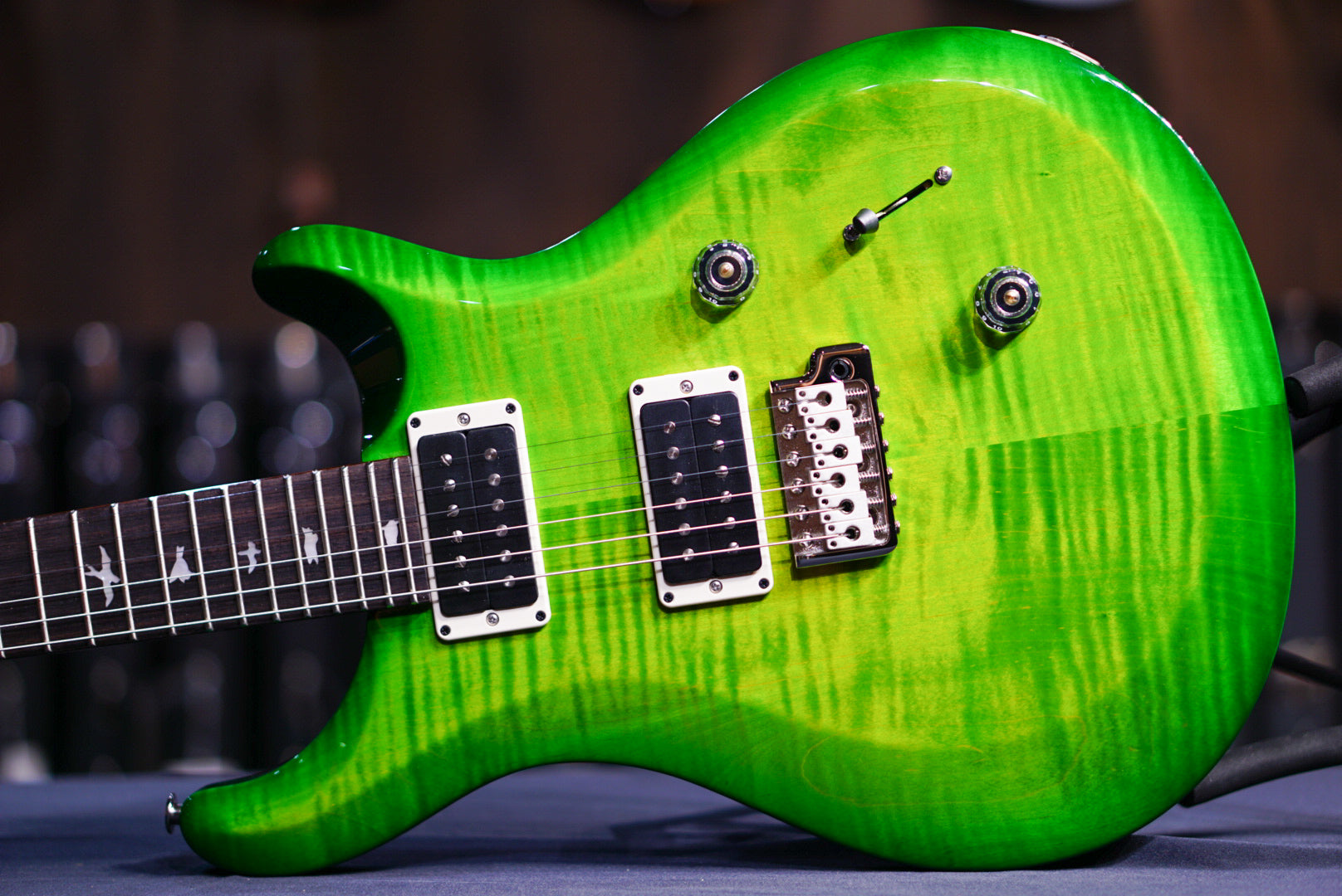 PRS 10TH ANNIVERSARY S2 CUSTOM 24 LIMITED EDITION Eriza verde S2071190 - HIENDGUITAR   PRS GUITAR