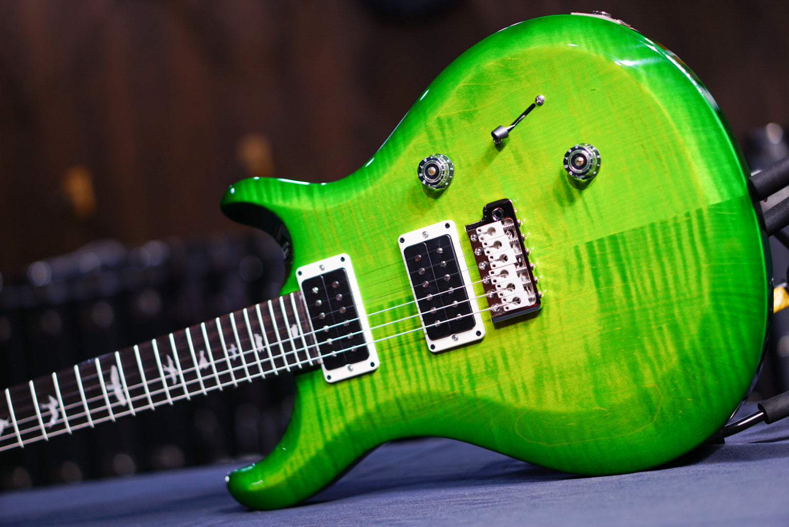 PRS 10TH ANNIVERSARY S2 CUSTOM 24 LIMITED EDITION Eriza verde S2071190 - HIENDGUITAR   PRS GUITAR