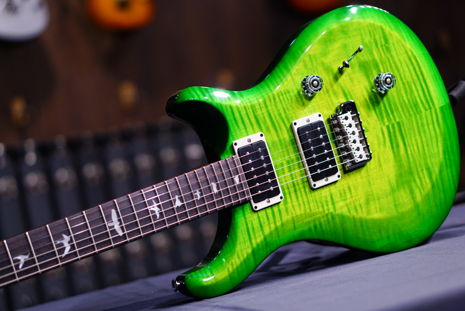 PRS 10TH ANNIVERSARY S2 CUSTOM 24 LIMITED EDITION Eriza verde S2071190 - HIENDGUITAR   PRS GUITAR