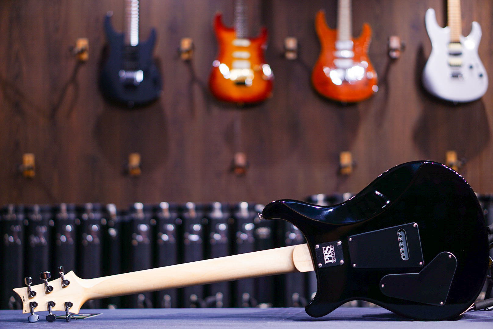 PRS CE24 Semi hollow faded gray black 0372911 - HIENDGUITAR PRS GUITAR