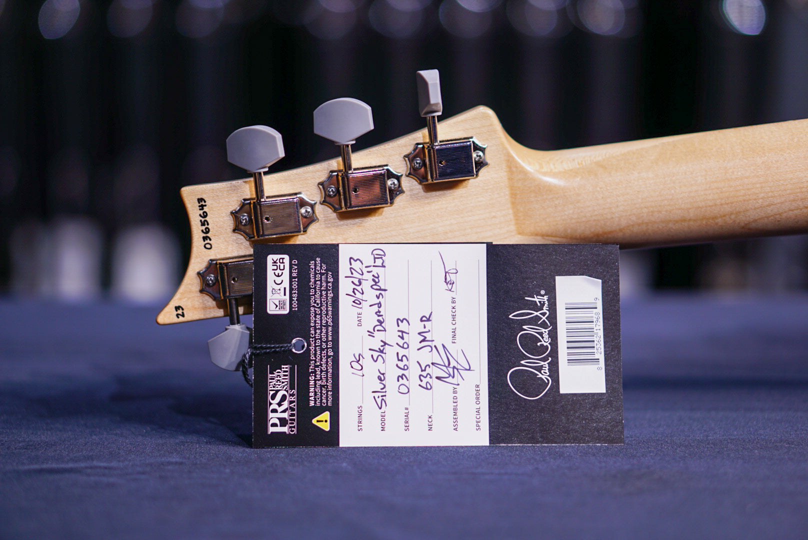 PRS "DEAD SPEC" SILVER SKY JOHN MAYER 0365643 - HIENDGUITAR PRS GUITAR