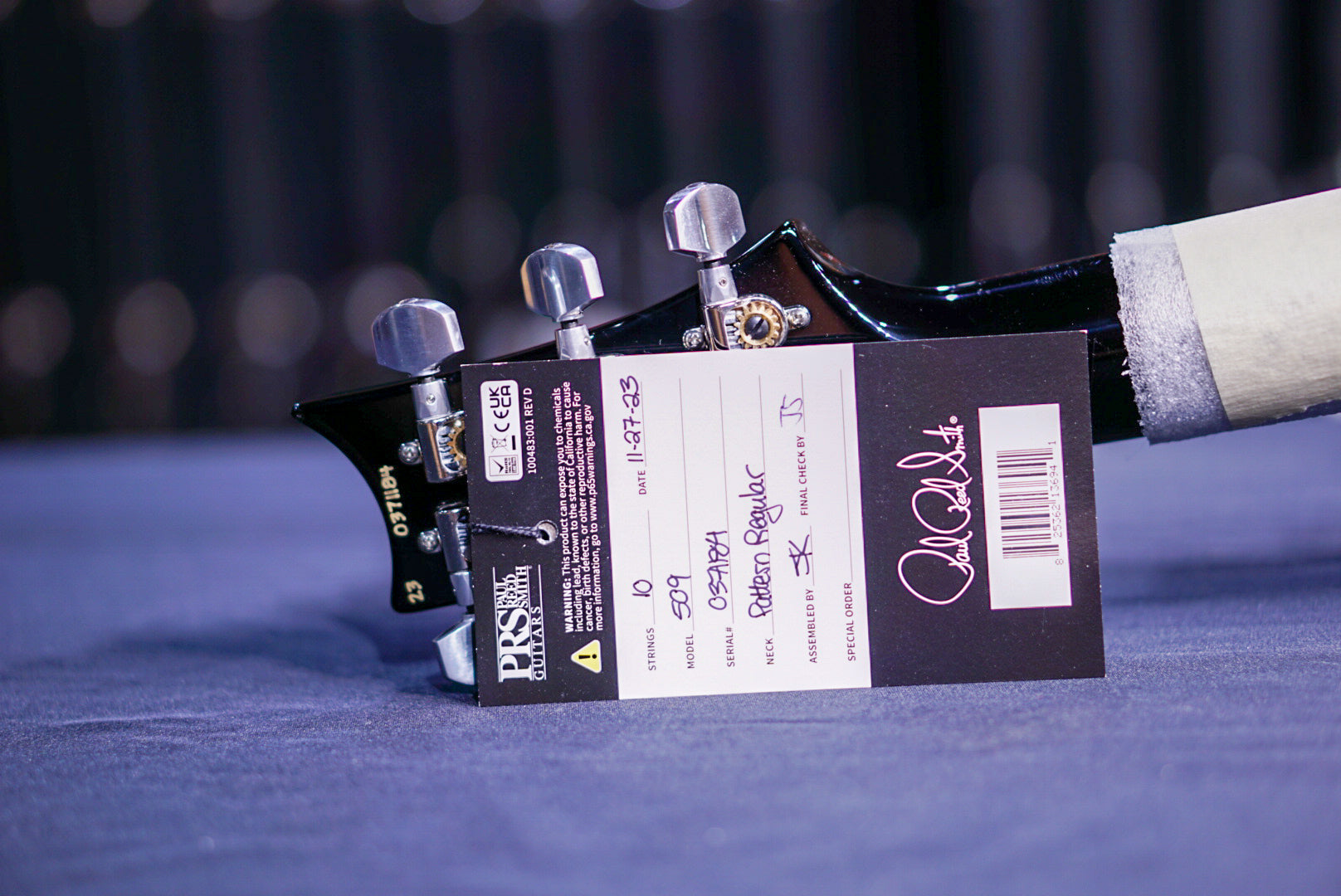 PRS 509 Cobalt Smokeburst 0371184 - HIENDGUITAR PRS GUITAR