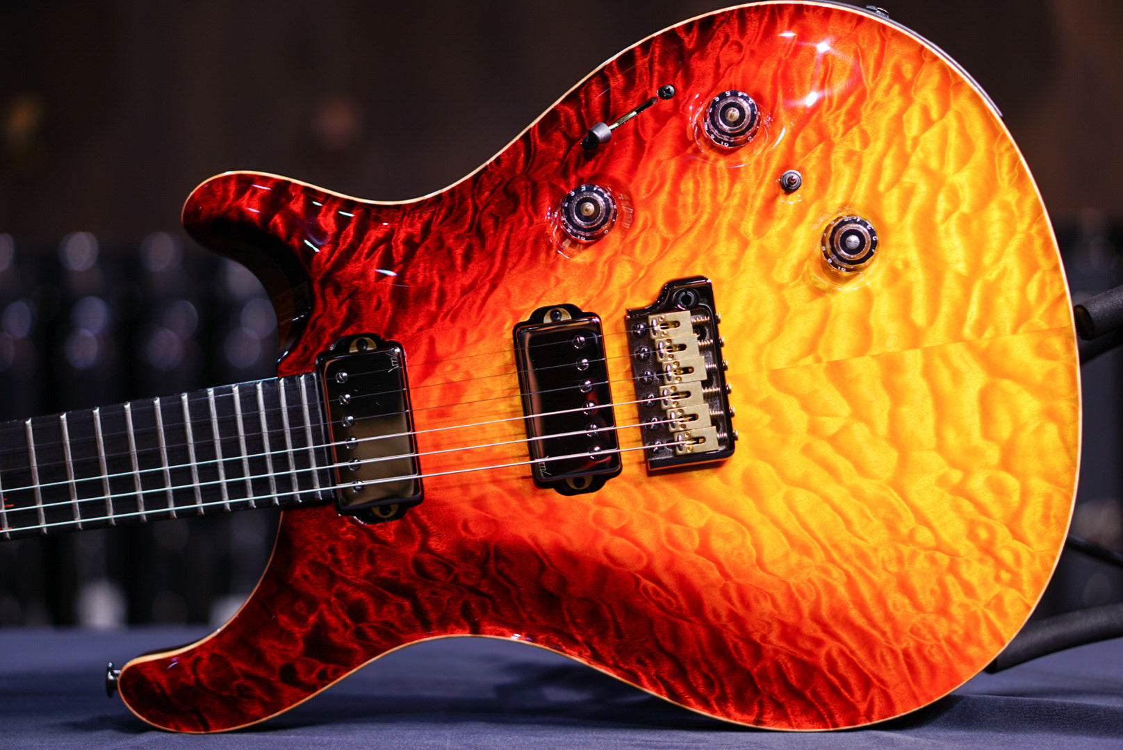 PRS Private stock Custom 24 dragon's breathe Chesapeake Bay - HIENDGUITAR PRS GUITAR