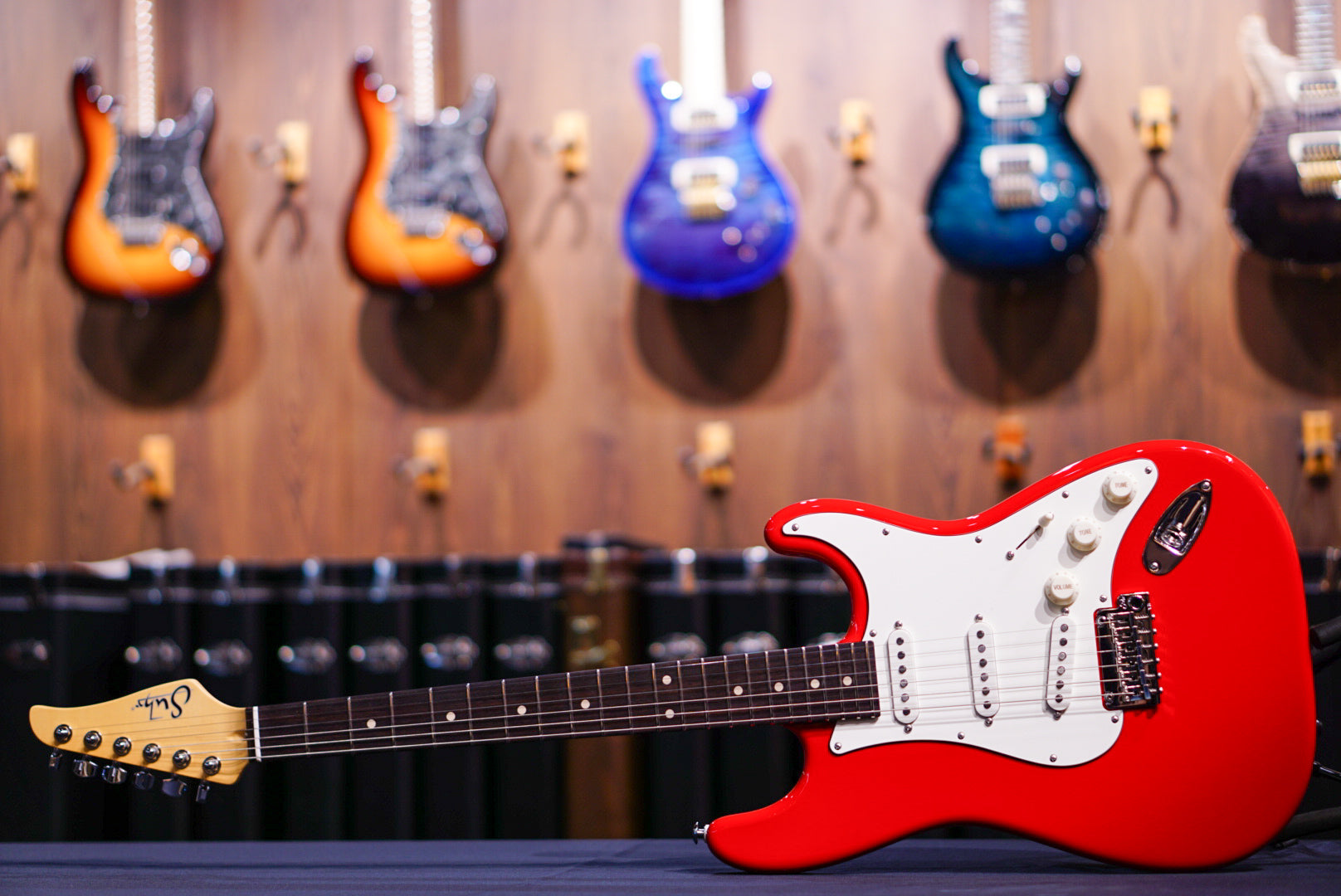 Suhr Classic S Porsche Red SSS Rosewood 84929