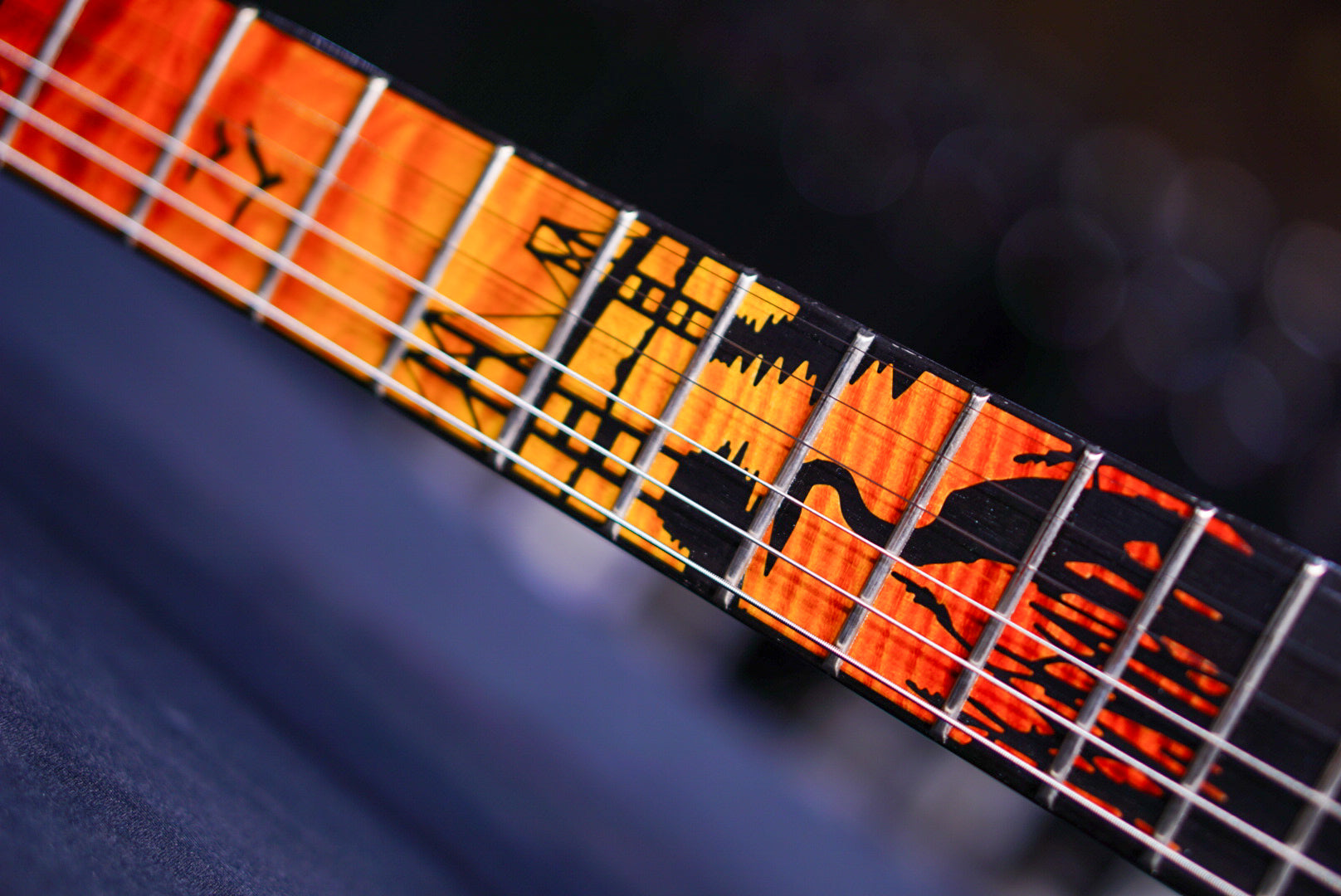 PRS Private stock Custom 24 dragon's breathe Chesapeake Bay - HIENDGUITAR PRS GUITAR