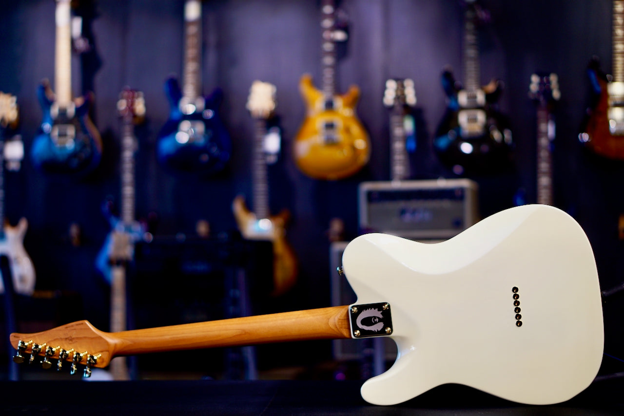 Suhr Mateus Asato Signature Classic T in ‘M.A.’ White M.A.T 92523