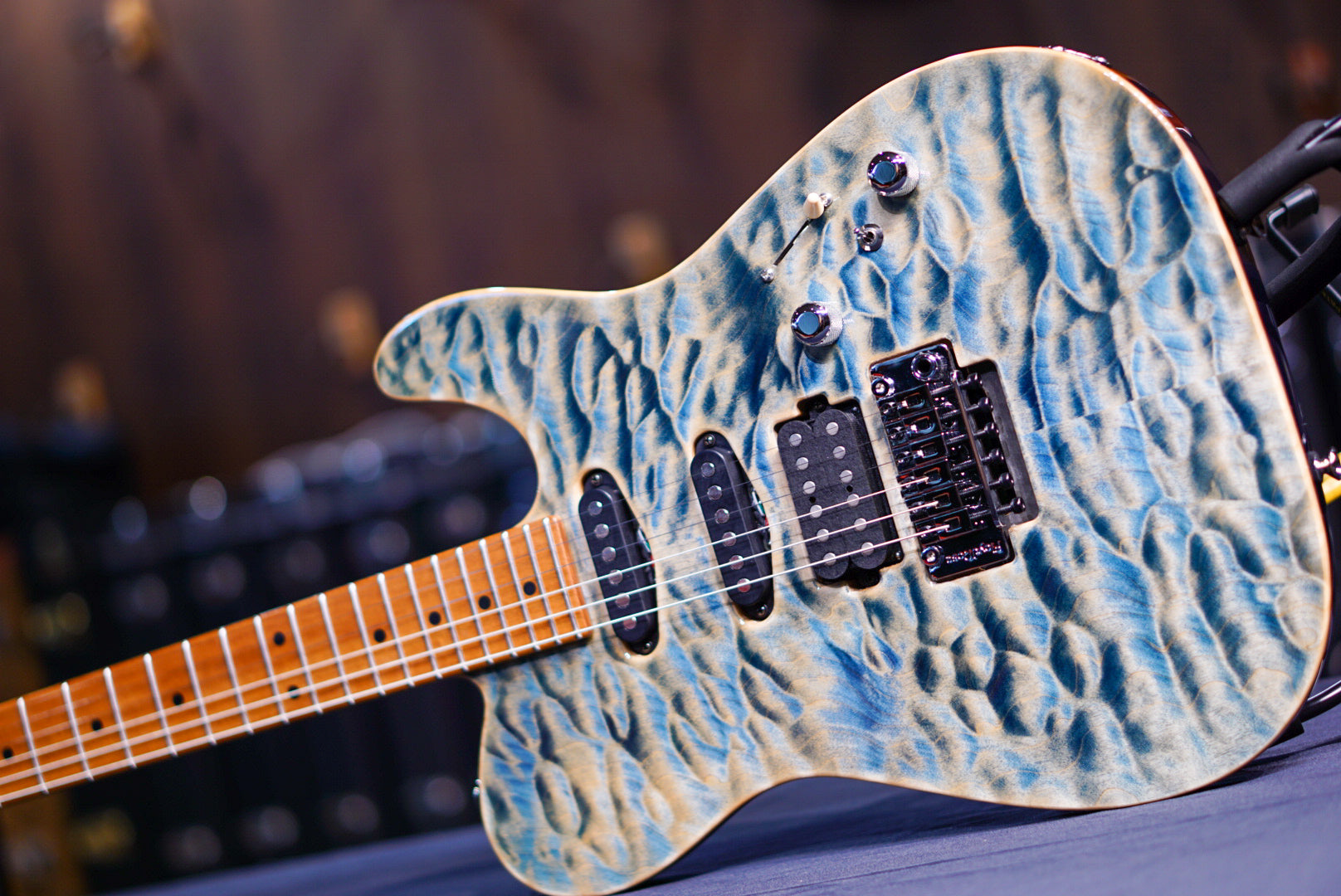 Anderson Top T Shorty Natural Arctic Blue * 08-22-23A * - HIENDGUITAR Anderson GUITAR