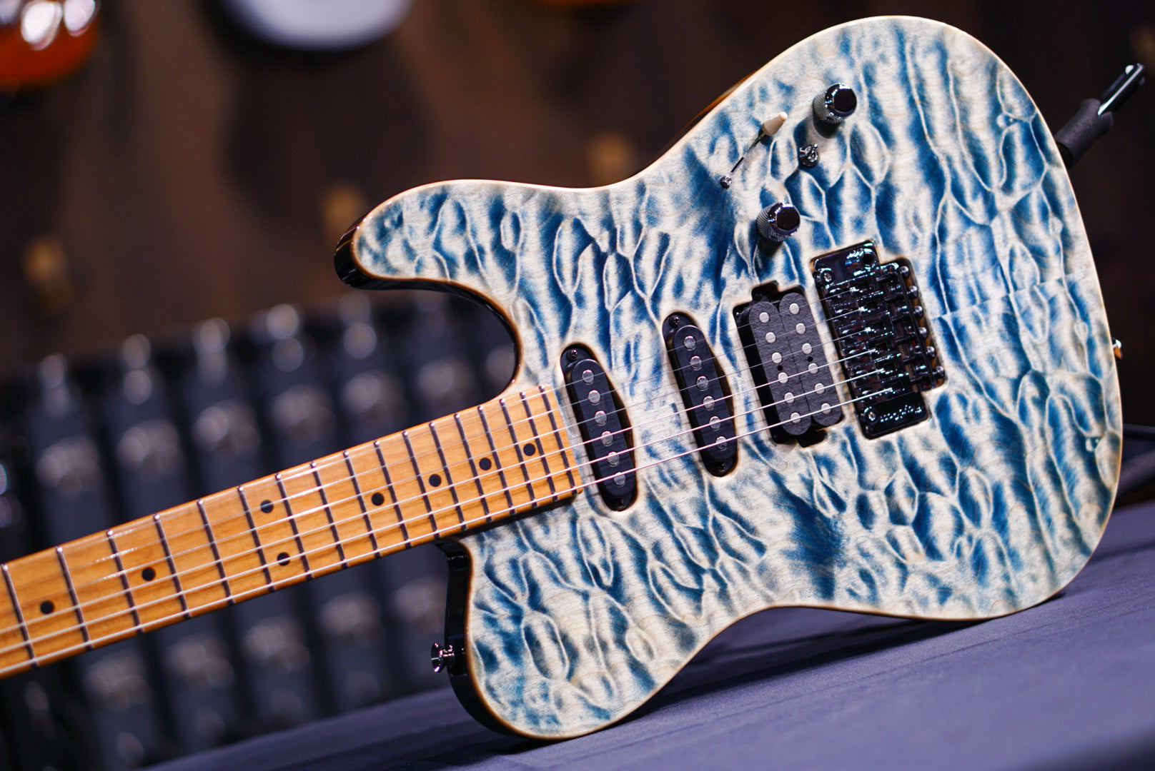 Anderson Top T Shorty Natural Arctic Blue * 08-22-23A * - HIENDGUITAR Anderson GUITAR