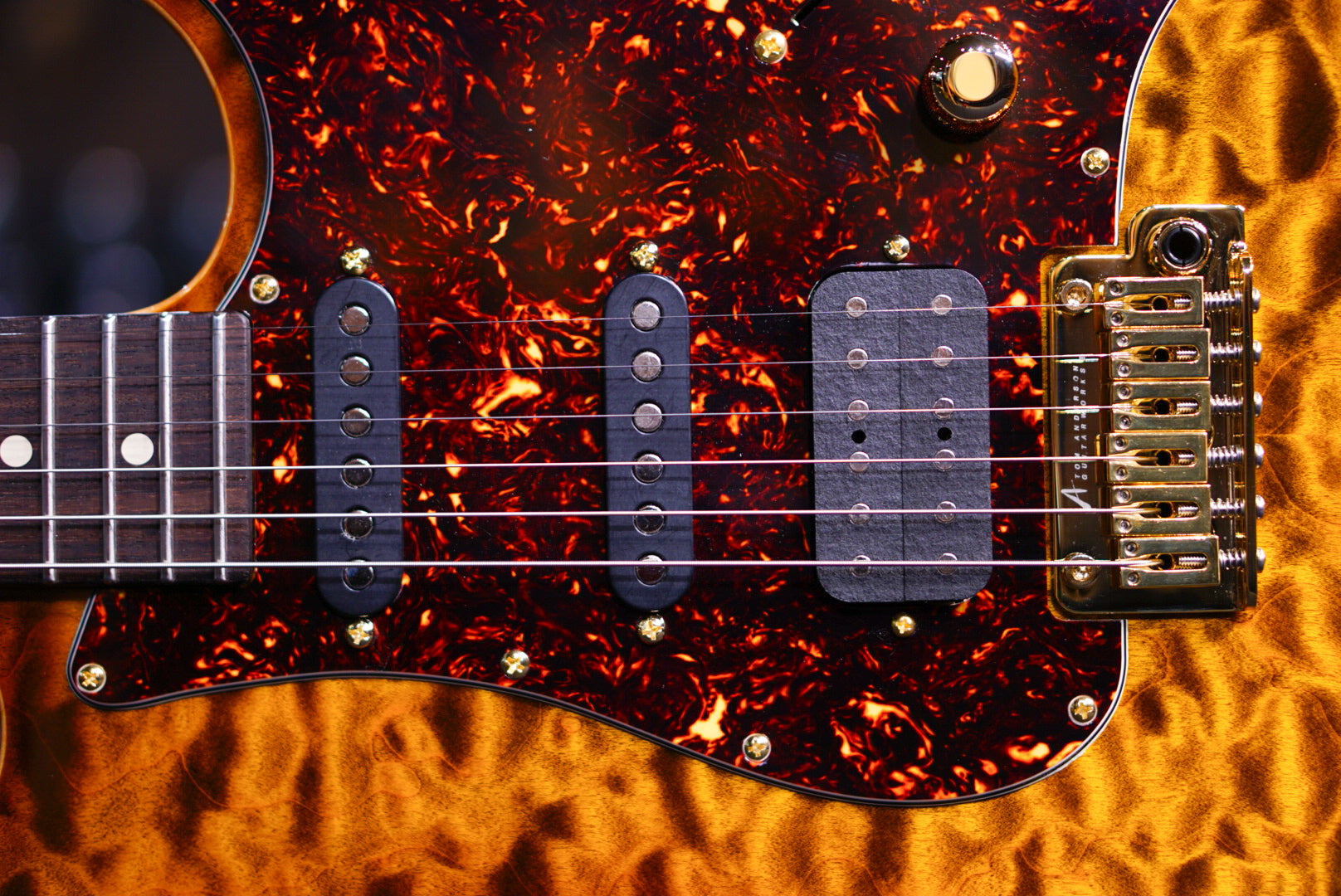 Anderson Drop Top Classic Deep Tobacco Fade * 10-24-23A * - HIENDGUITAR Anderson GUITAR