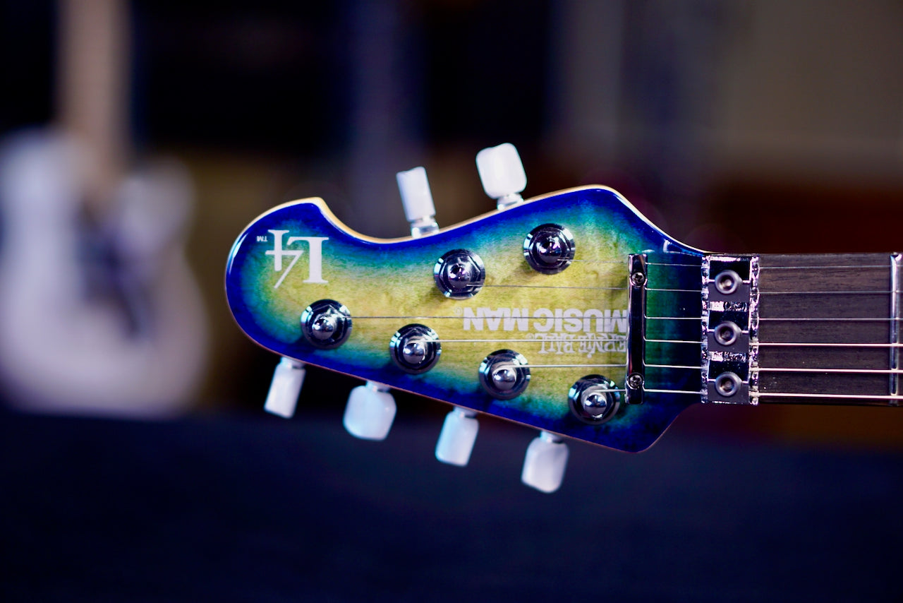 Ernie Ball Music Man Luke 4 HSS Green Tide D01218