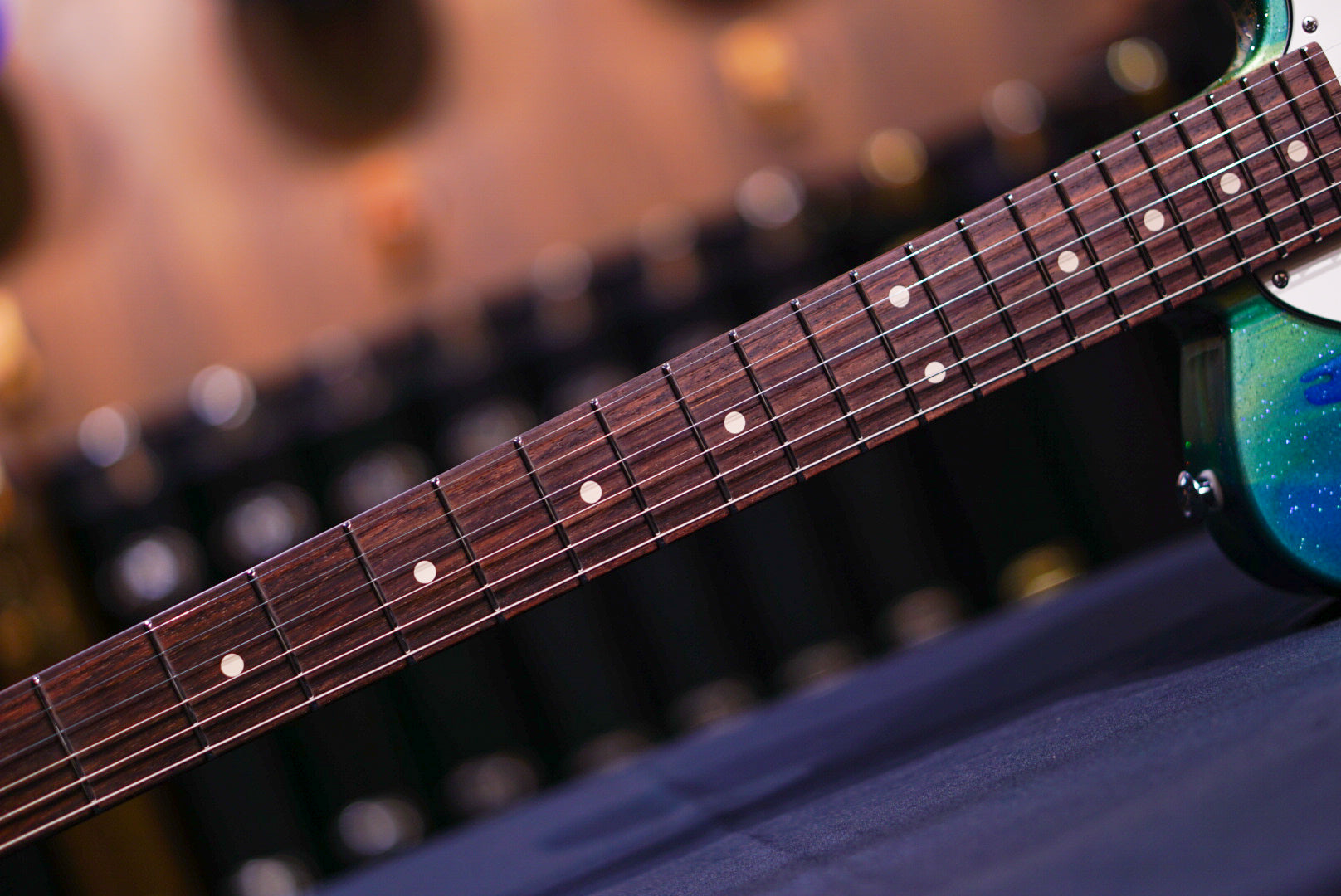 Suhr Classic T Custom Aqua sparkle drip 83007