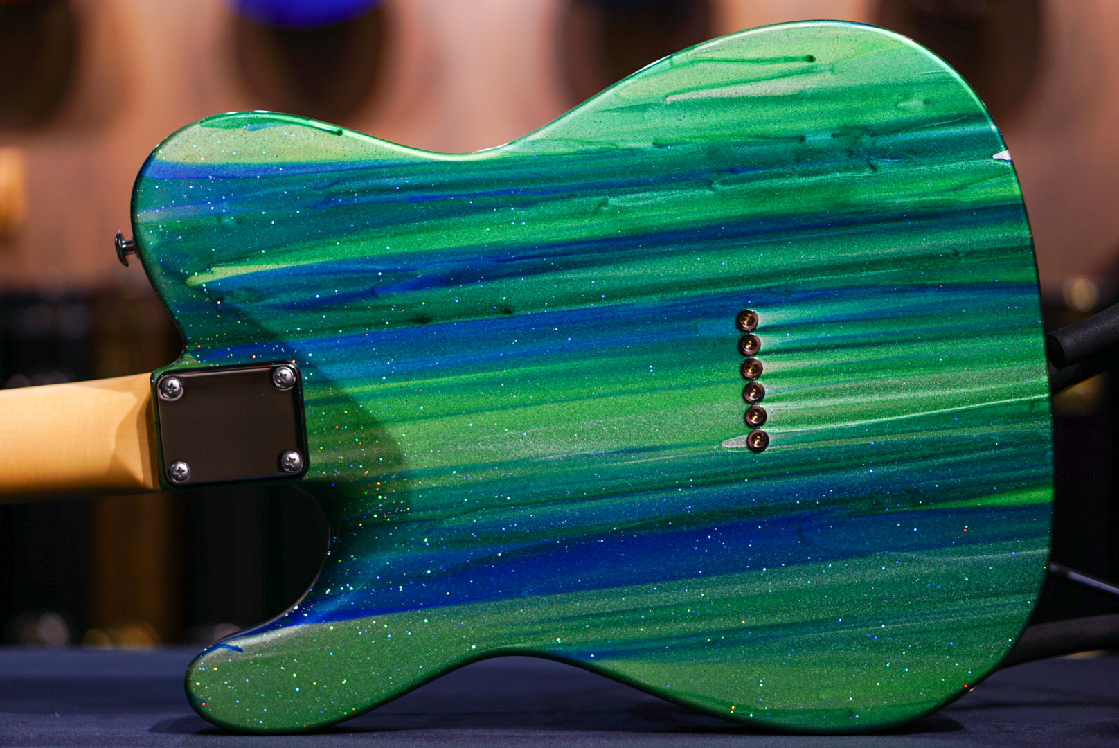 Suhr Classic T Custom Aqua sparkle drip 83007