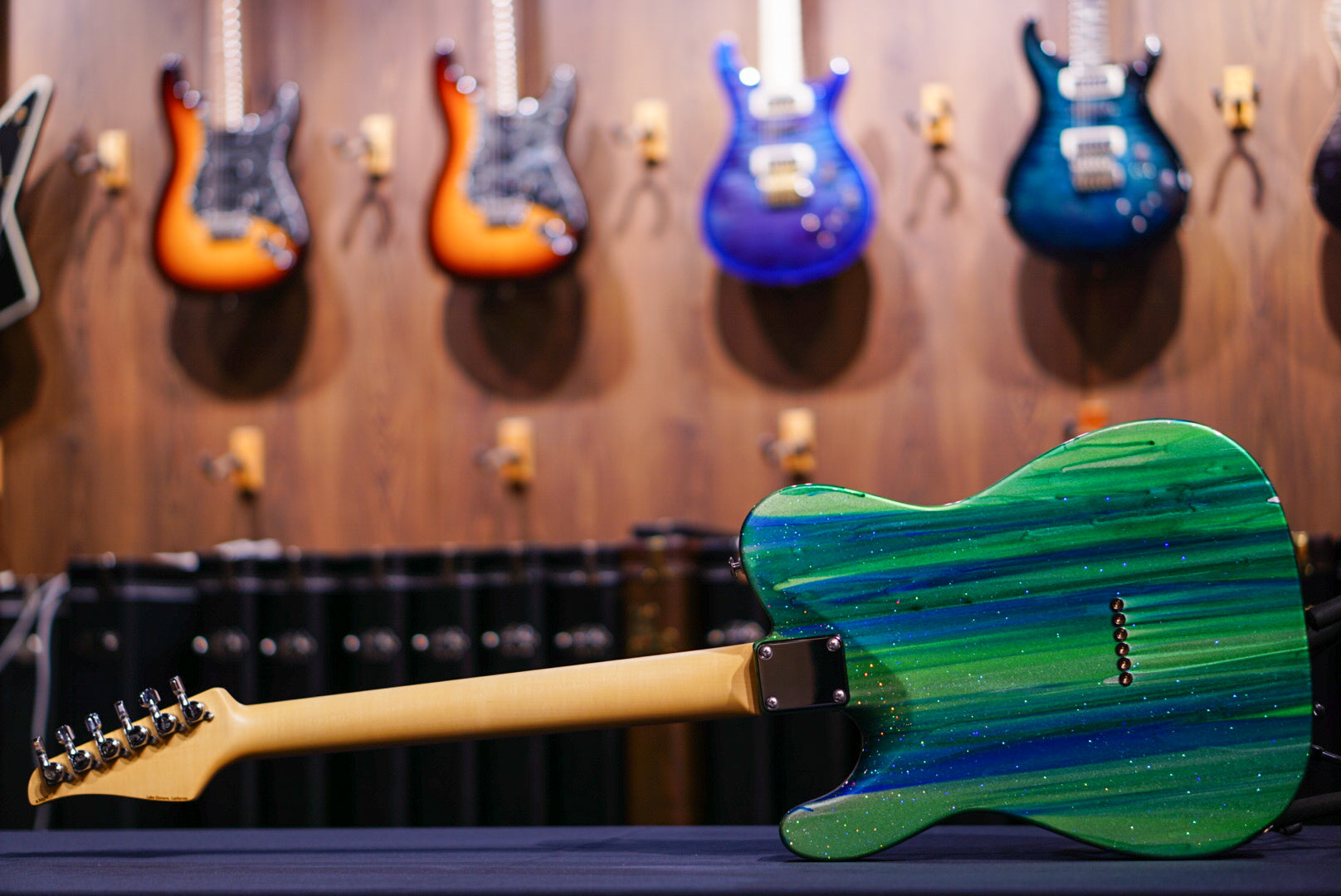 Suhr Classic T Custom Aqua sparkle drip 83007