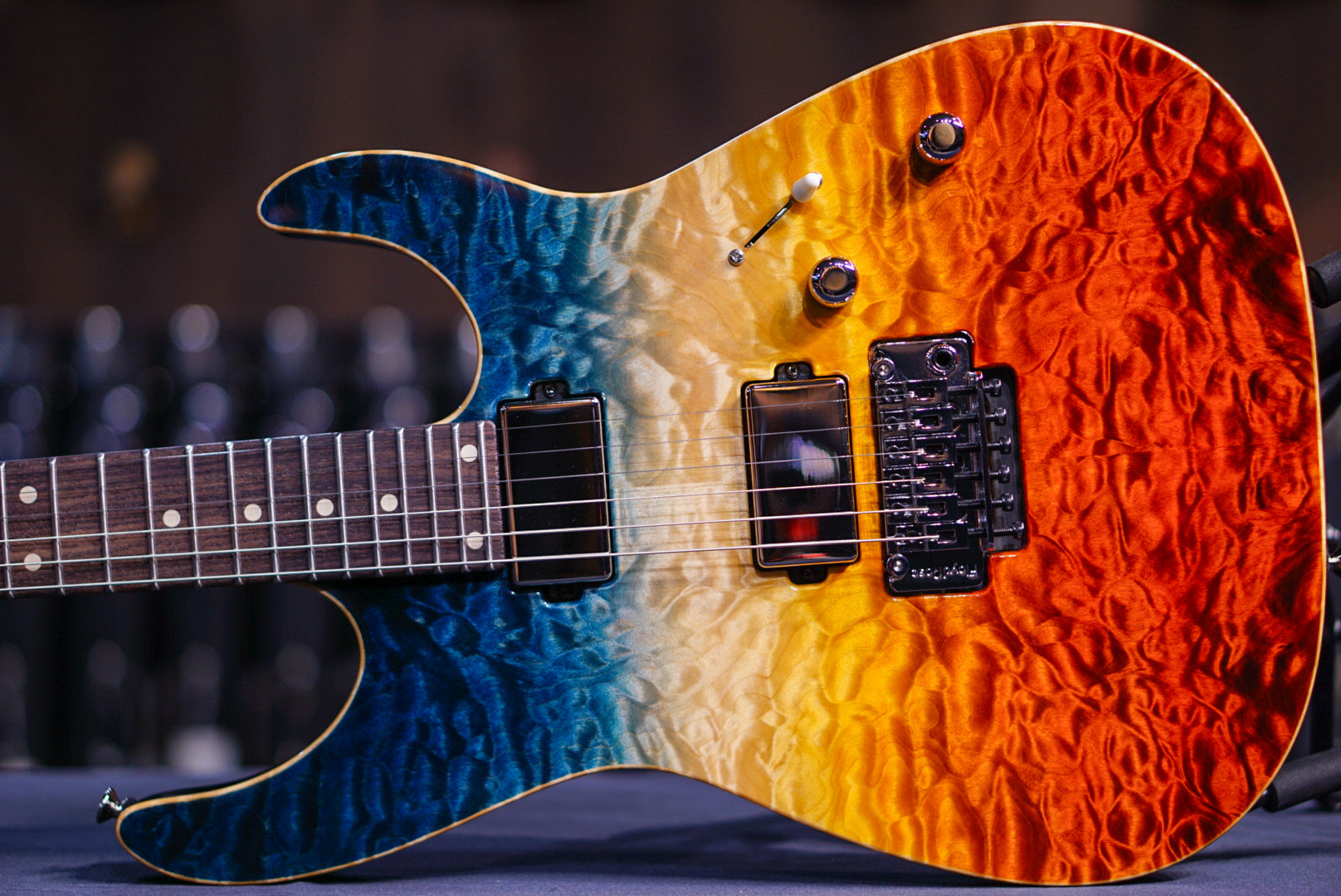 Anderson Angel Fire Sunset Double Wipeout * 10-26-23A * - HIENDGUITAR Anderson GUITAR