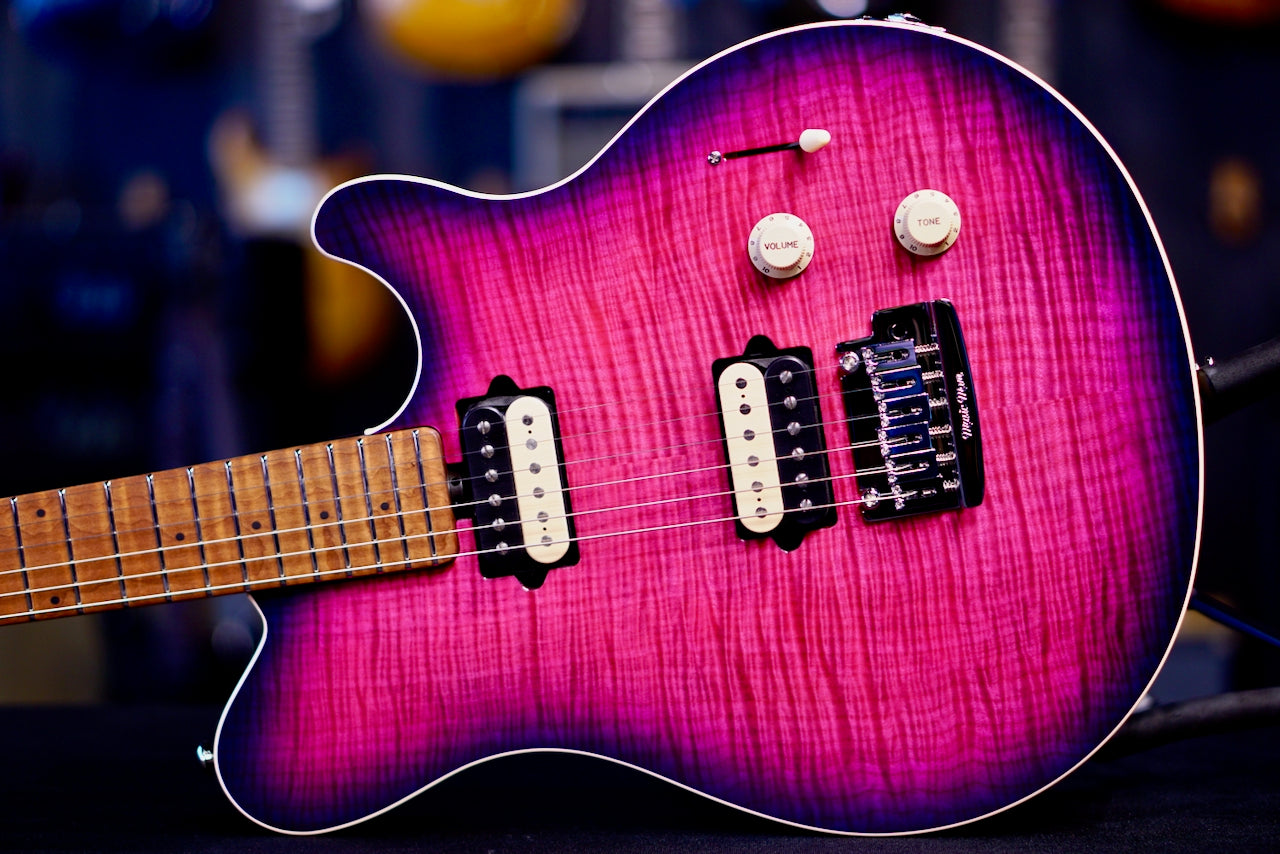 Ernie Ball Musicman Axis Super Sport Olallieberry Flame H06379