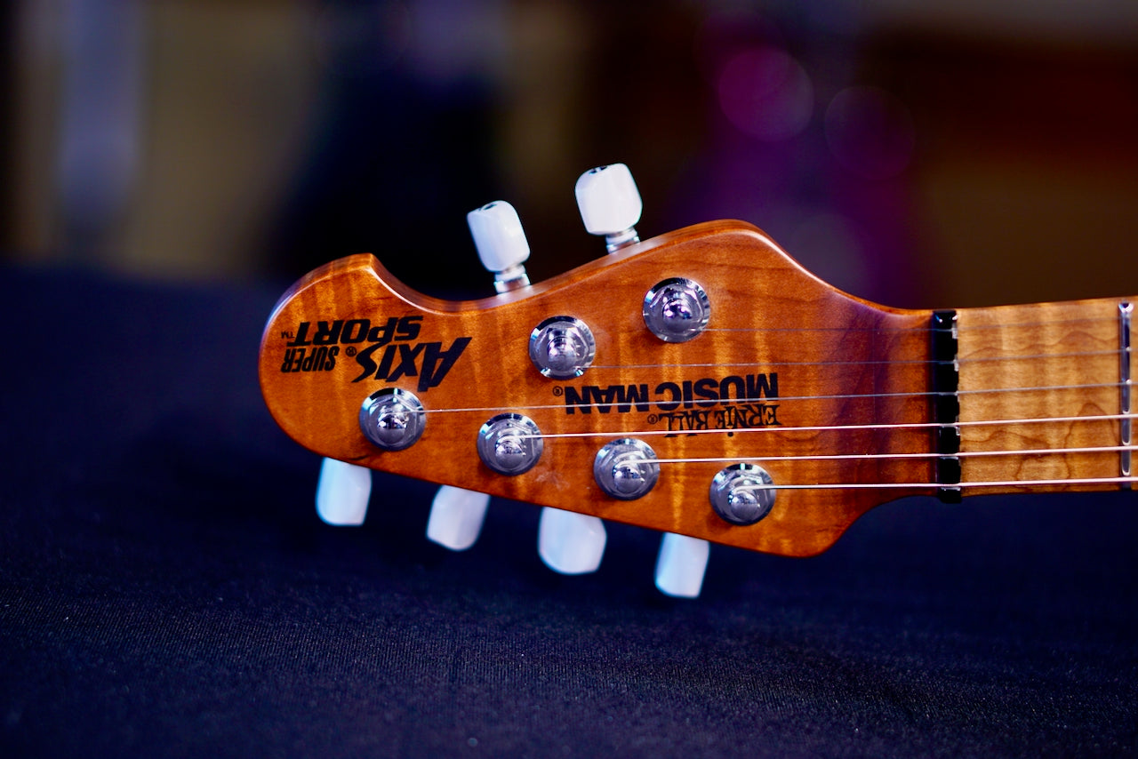 Ernie Ball Musicman Axis Super Sport Olallieberry Flame H06379