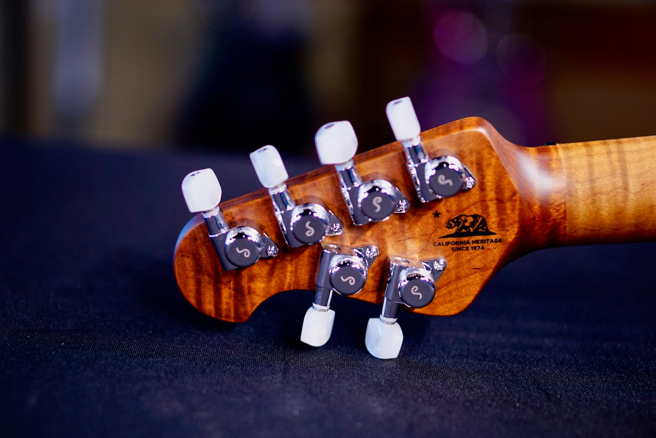 Ernie Ball Musicman Axis Super Sport Olallieberry Flame H06379