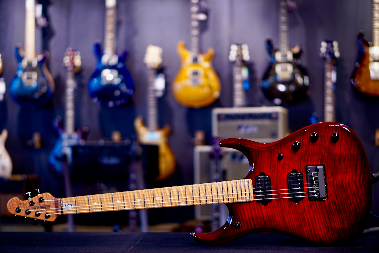 Ernie Ball Music Man JP15 Red Tide Flame H09060