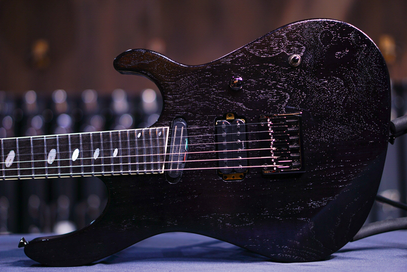 Caparison Horus WB FX EF Trans charcoal black 3370142 - HIENDGUITAR   Caparison Guitars