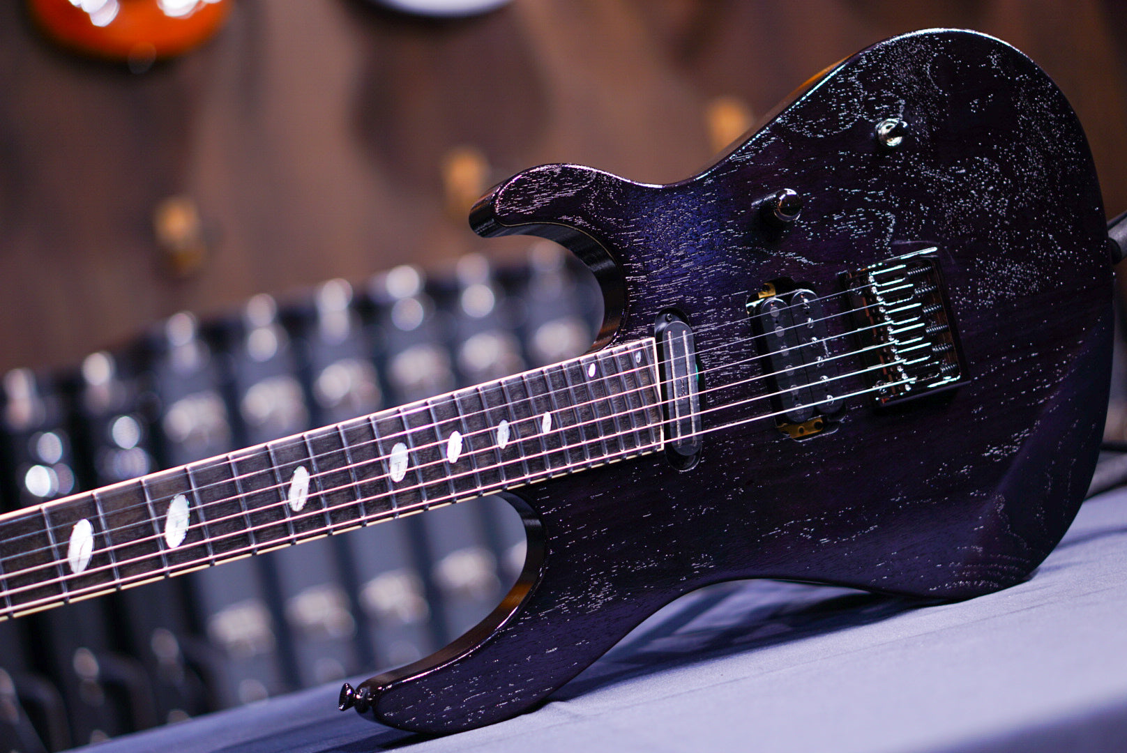 Caparison Horus WB FX EF Trans charcoal black 3370142 - HIENDGUITAR Caparison Guitars