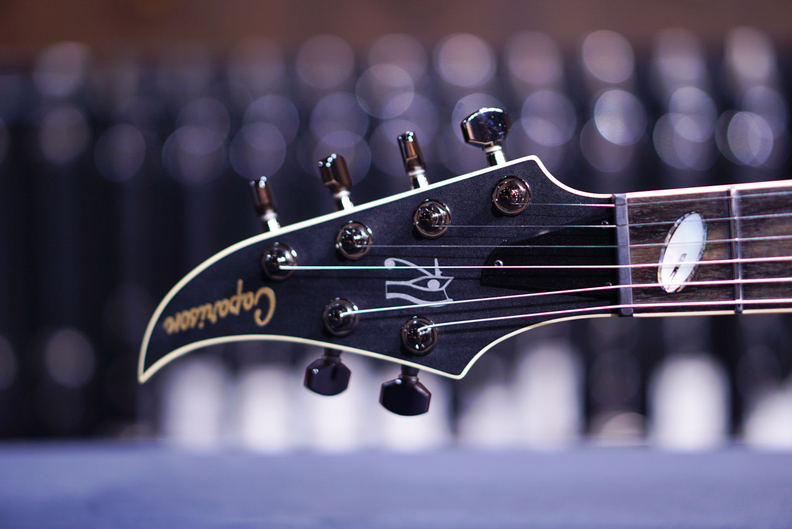 Caparison Horus WB FX EF Trans charcoal black 3370142 - HIENDGUITAR Caparison Guitars