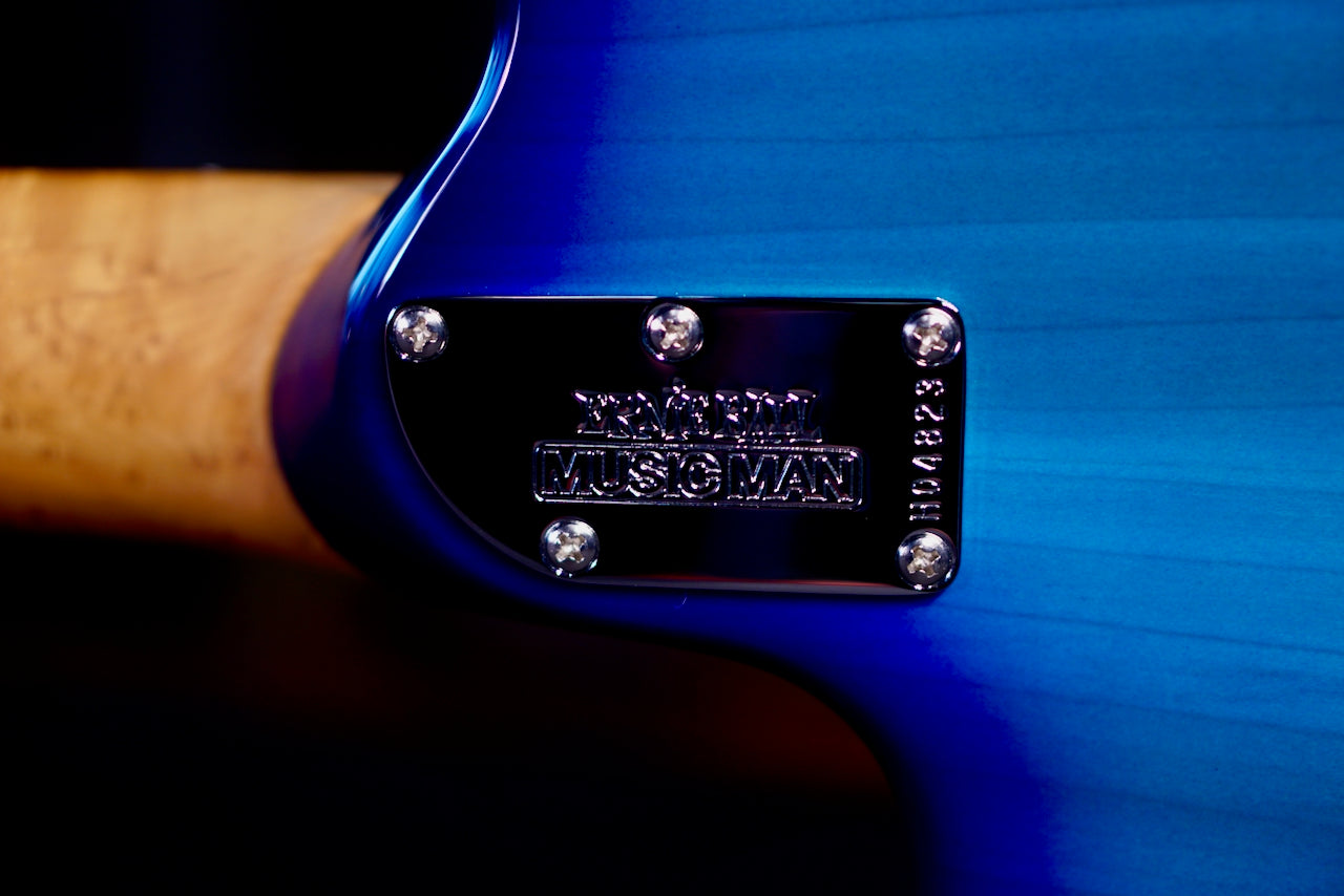 Ernie Ball Music Man Steve Morse Blue Burst H04823