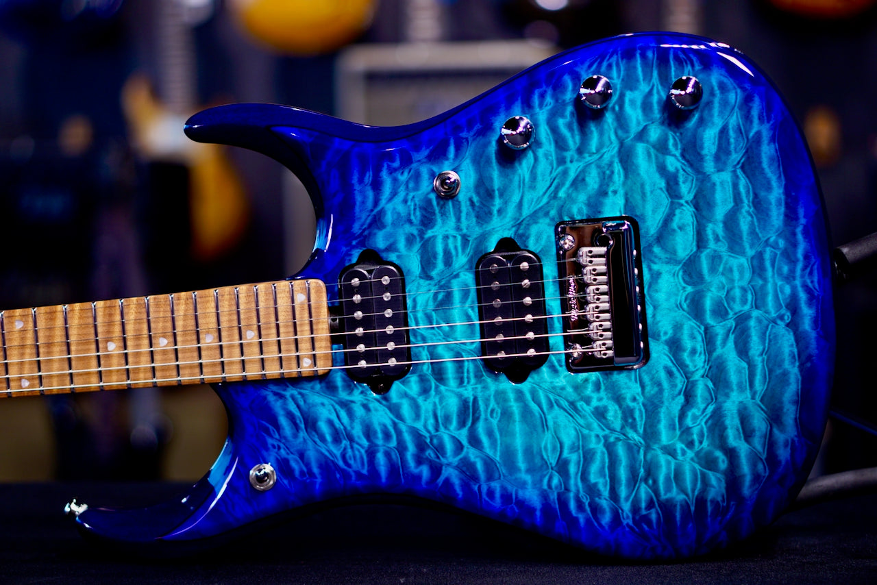 Ernie Ball Music Man JP15 Cerulean Paradise Quilt H09681