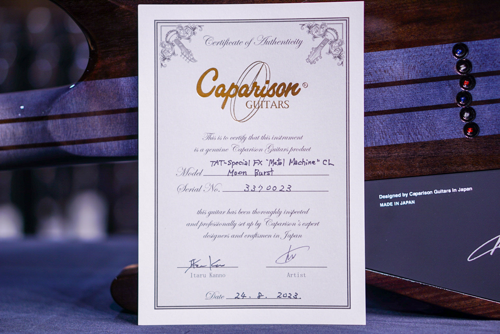 Caparison TAT Special FX "Metal Machine" CL Moon burst 3370023 - HIENDGUITAR Caparison GUITAR