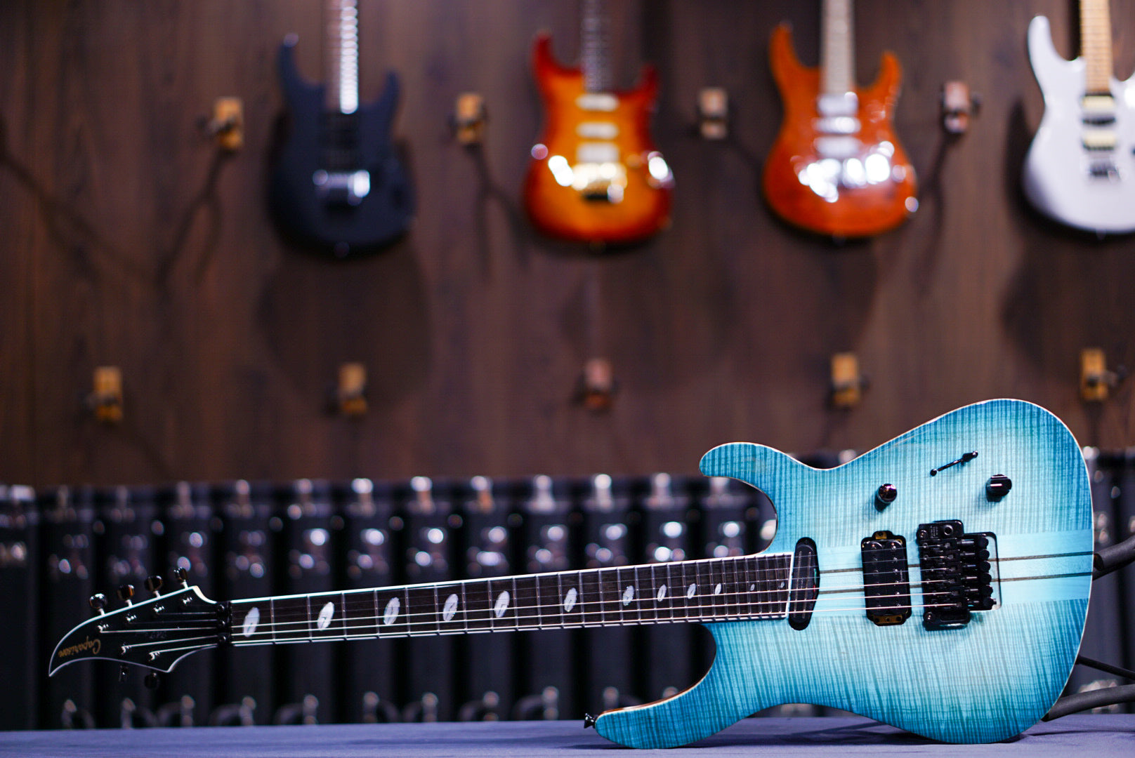 Caparison TAT Special fm aqua burst 3370125 - HIENDGUITAR Caparison Guitars