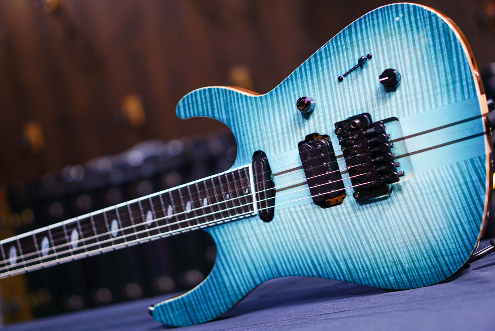 Caparison TAT Special fm aqua burst 3370125 - HIENDGUITAR Caparison Guitars