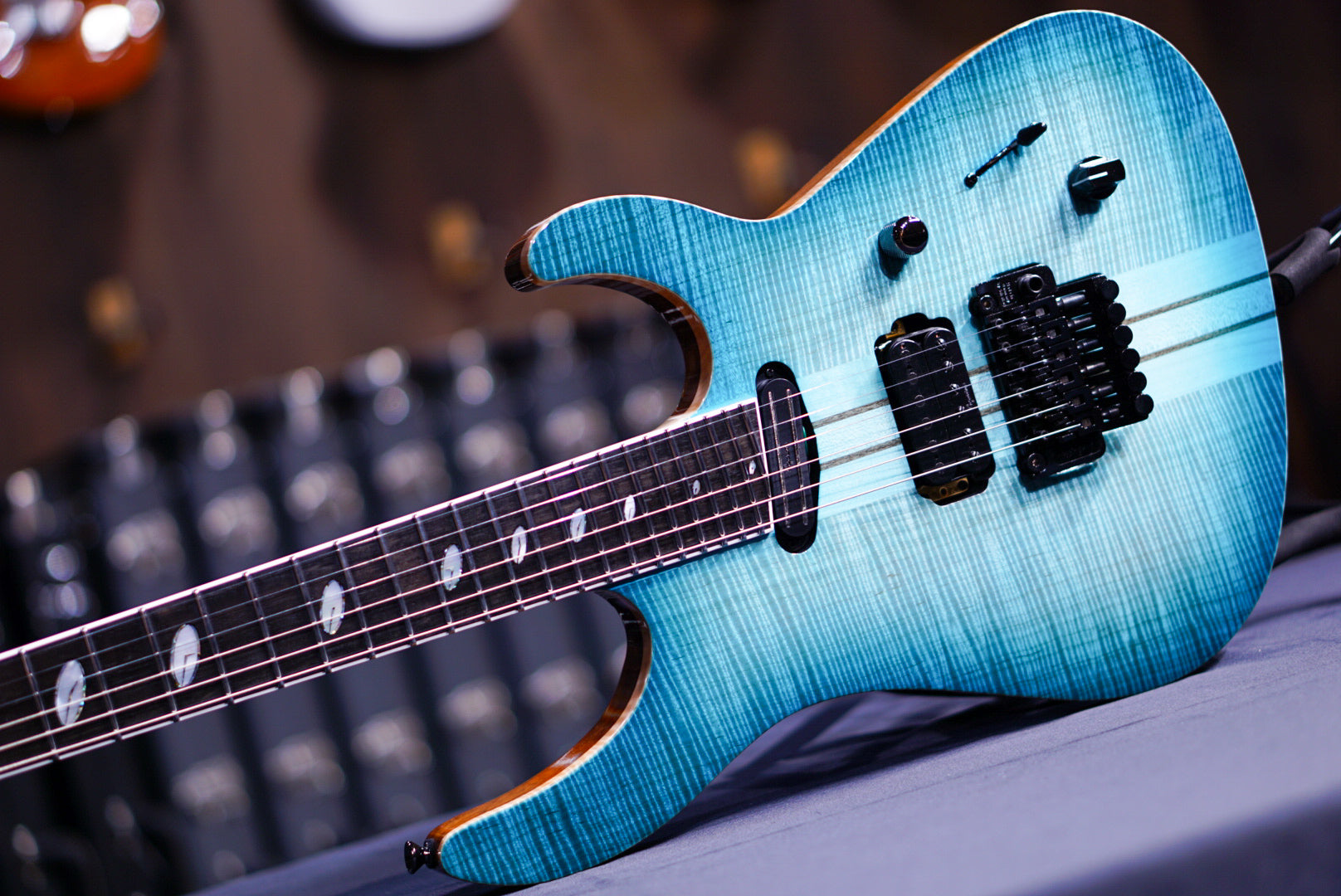 Caparison TAT Special fm aqua burst 3370125 - HIENDGUITAR Caparison Guitars