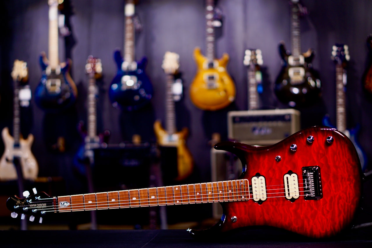 Ernie Ball Music Man BFR Baritone JP15 - Cherry Creamsicle D01324