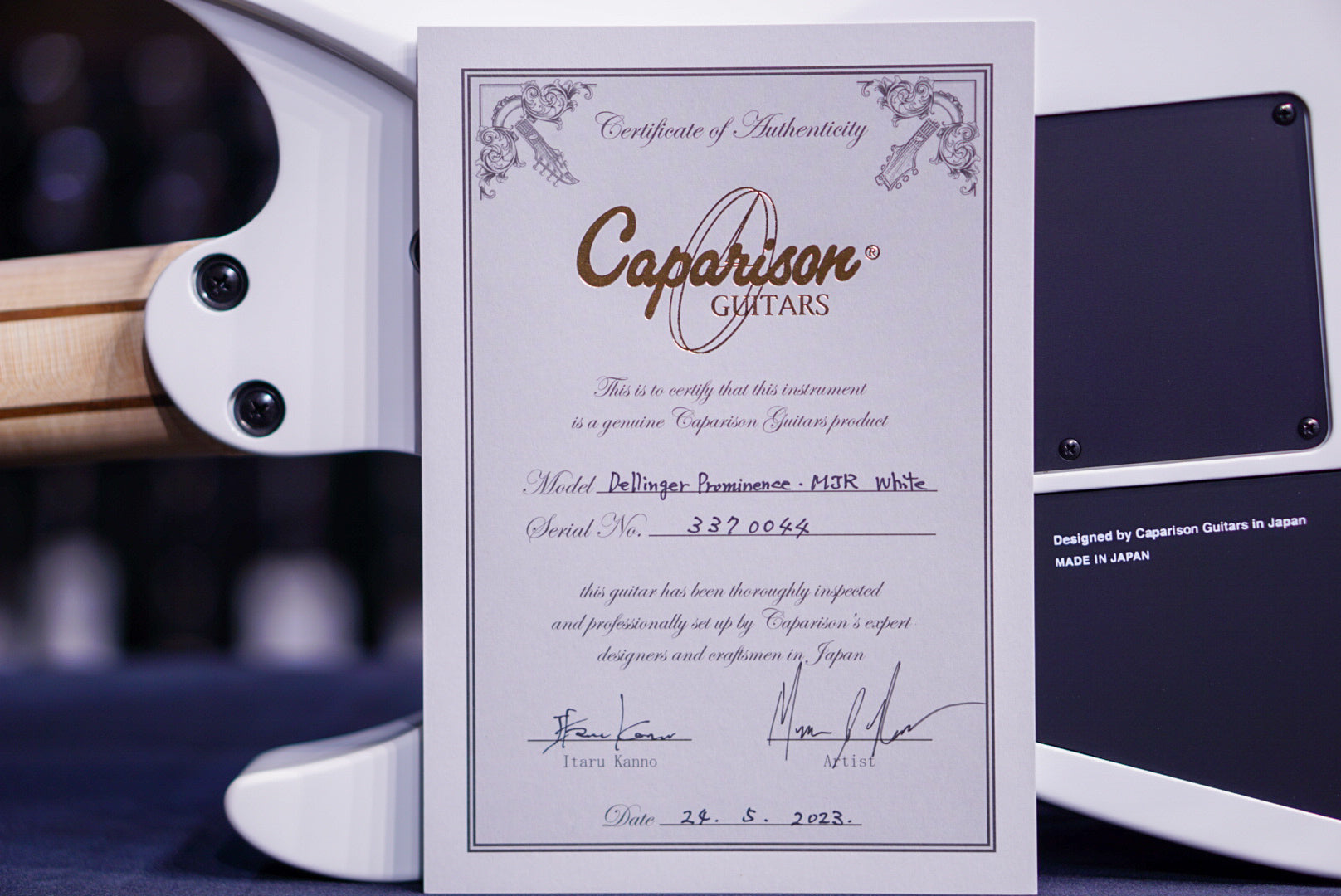 Caparison Dellinger prominence MJR MICHAEL J. ROMEO signature 3370044 - HIENDGUITAR Caparison GUITAR