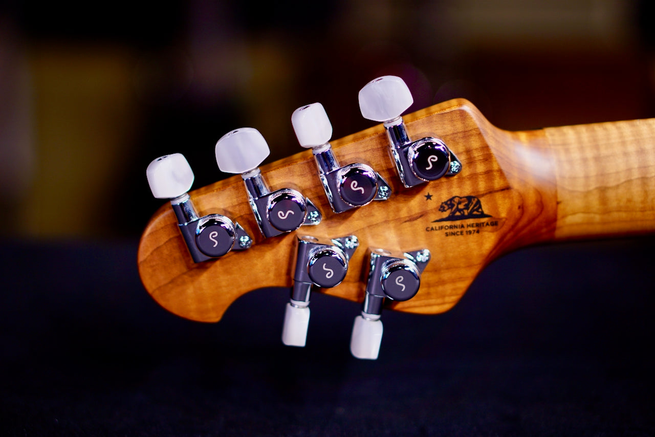 Ernie Ball Music Man JP15 Purple Nebula Quilt H08519