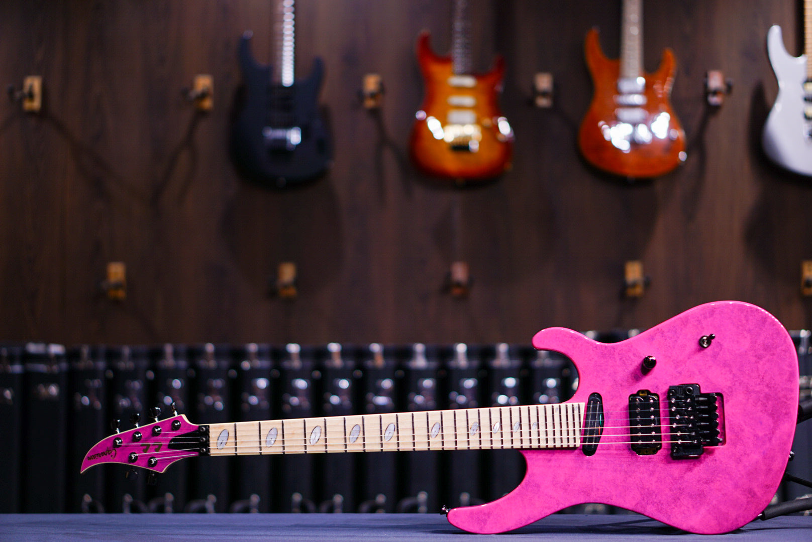 Caparison Horus-M3 COURTNEY COX SIGNATURE Pink Sapphire 3360093 - HIENDGUITAR   Caparison GUITAR