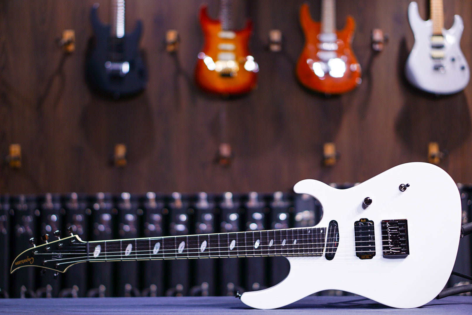 Caparison Dellinger WB-FX EF Transparent White 3370145 - HIENDGUITAR Caparison Guitars