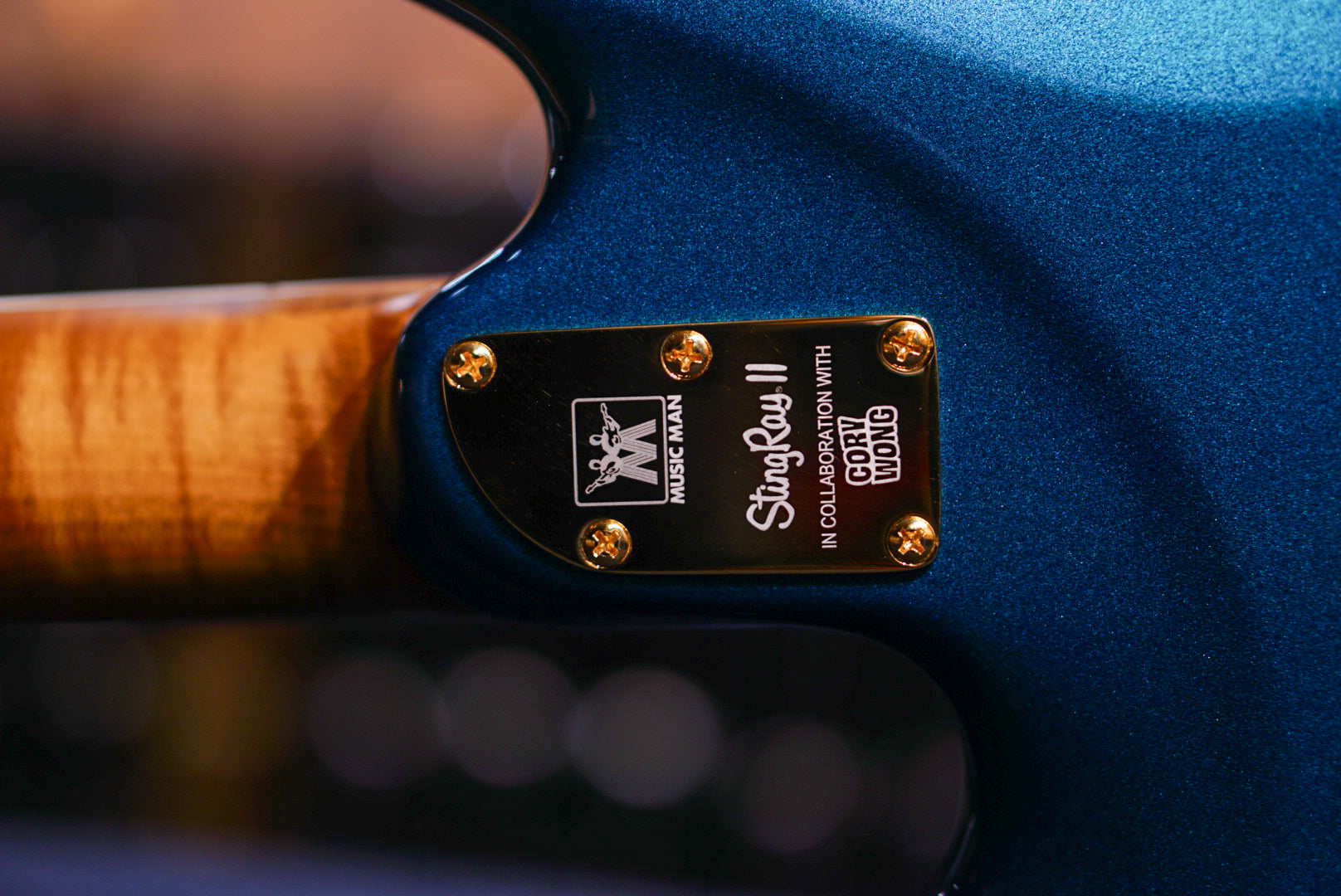 Ernie Ball Music Man StingRay II Cory Wong Pine Green 11903