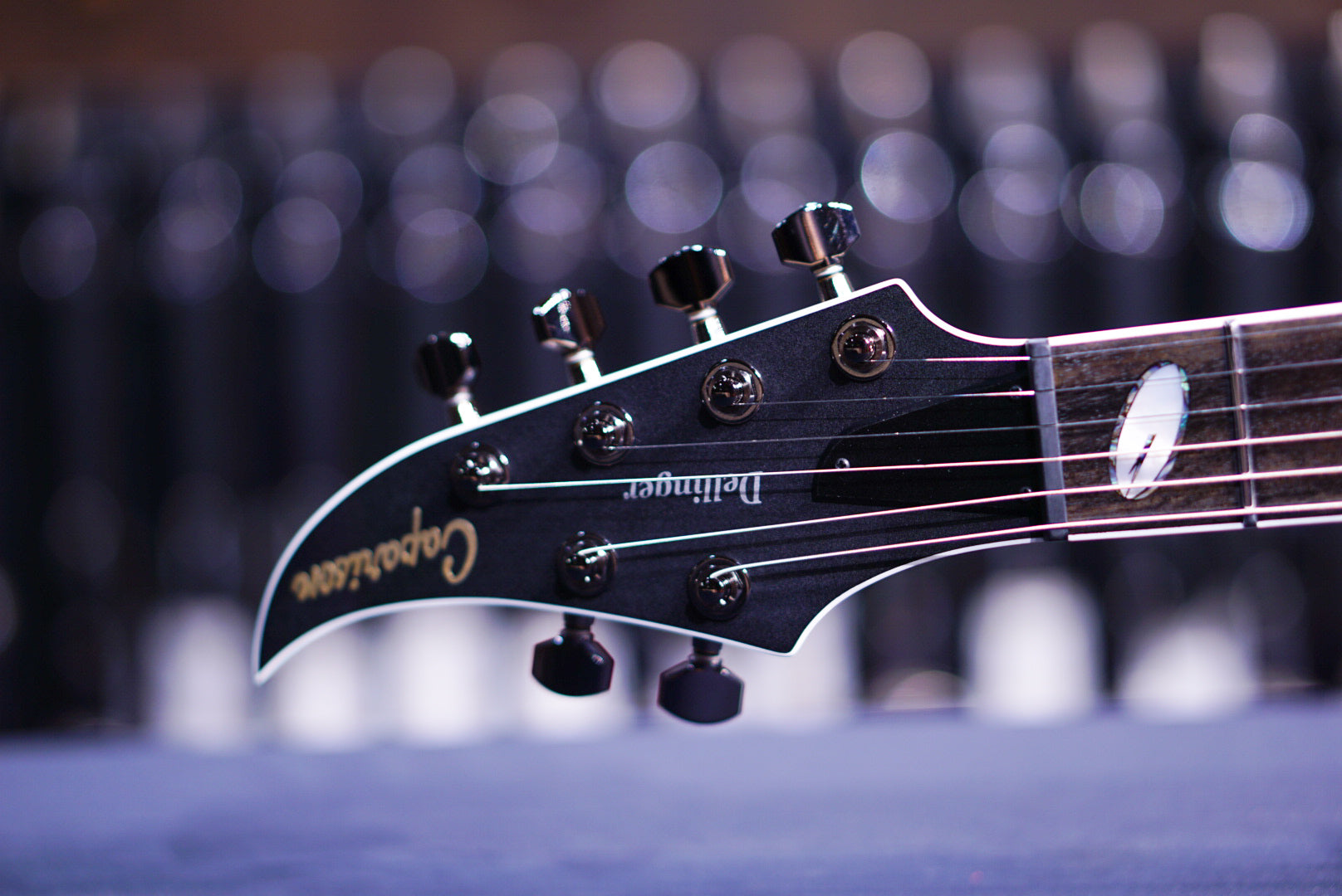 Caparison Dellinger WB-FX EF Transparent Charcoal Black 3370152 - HIENDGUITAR Caparison Guitars