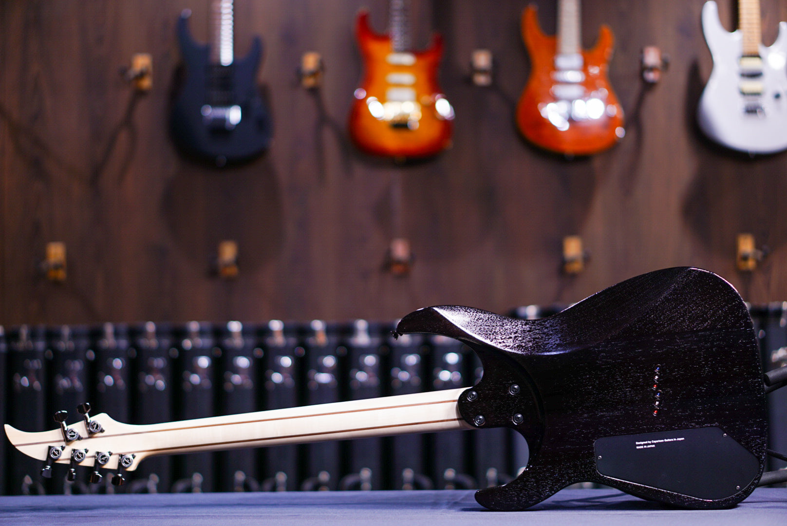 Caparison Dellinger WB-FX EF Transparent Charcoal Black 3370152 - HIENDGUITAR Caparison Guitars