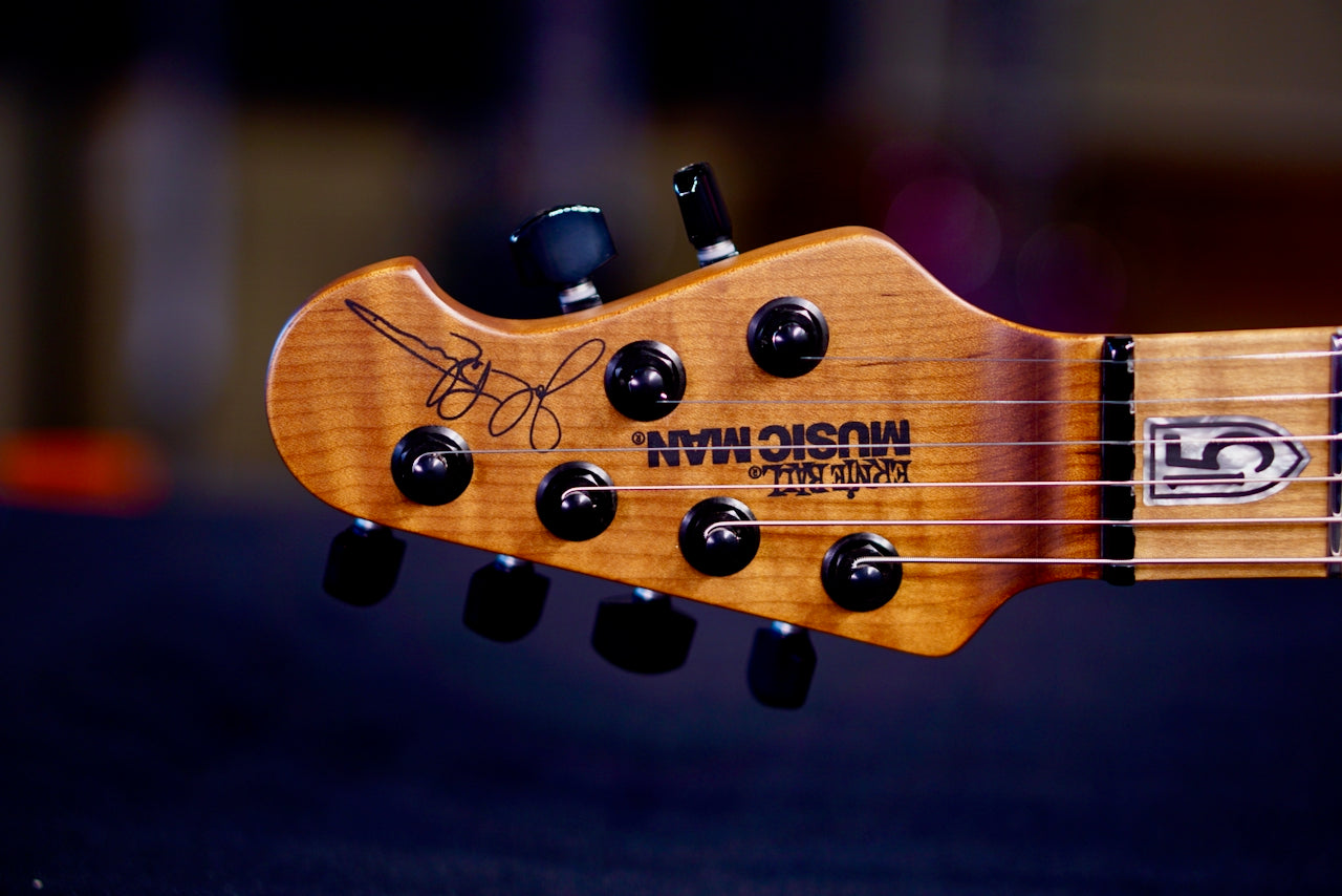 Ernie Ball Music Man JP15 Translucent Black Quilt H09211