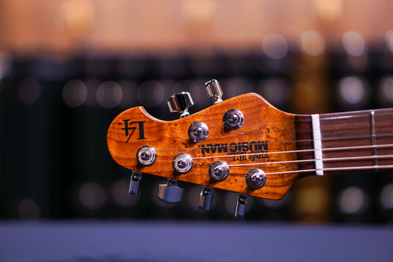 Ernie Ball Music Man Luke 4 HH Butane Blue H08201