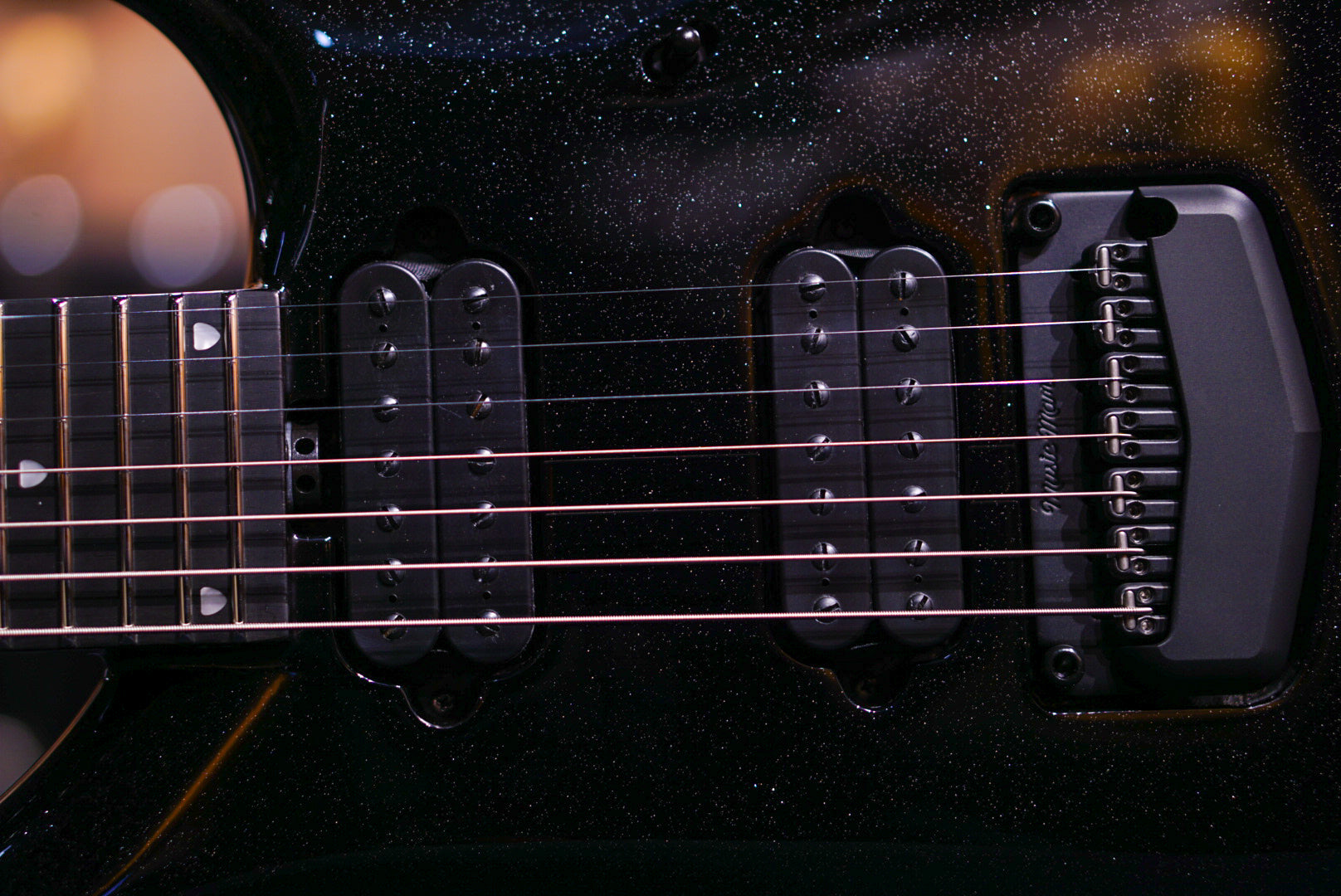 Ernie Ball Music Man Majesty 7 Black Sparkle M018799