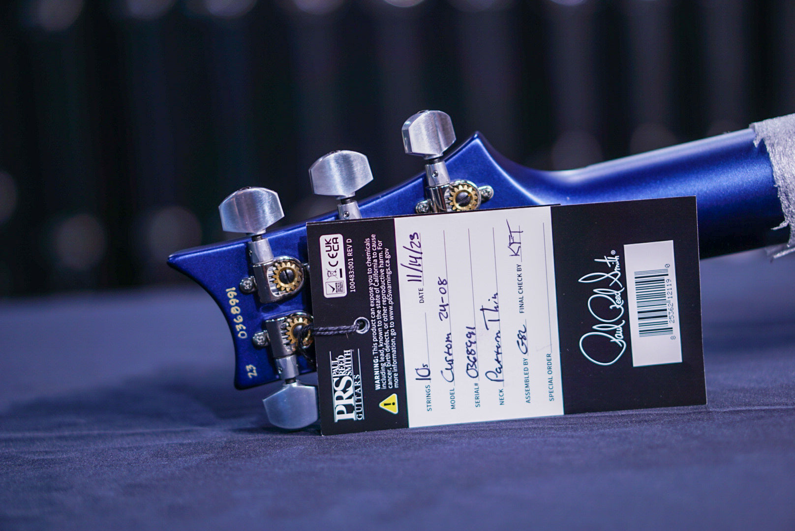 PRS Custom 24-08 frozen blue *custom color* 0368991